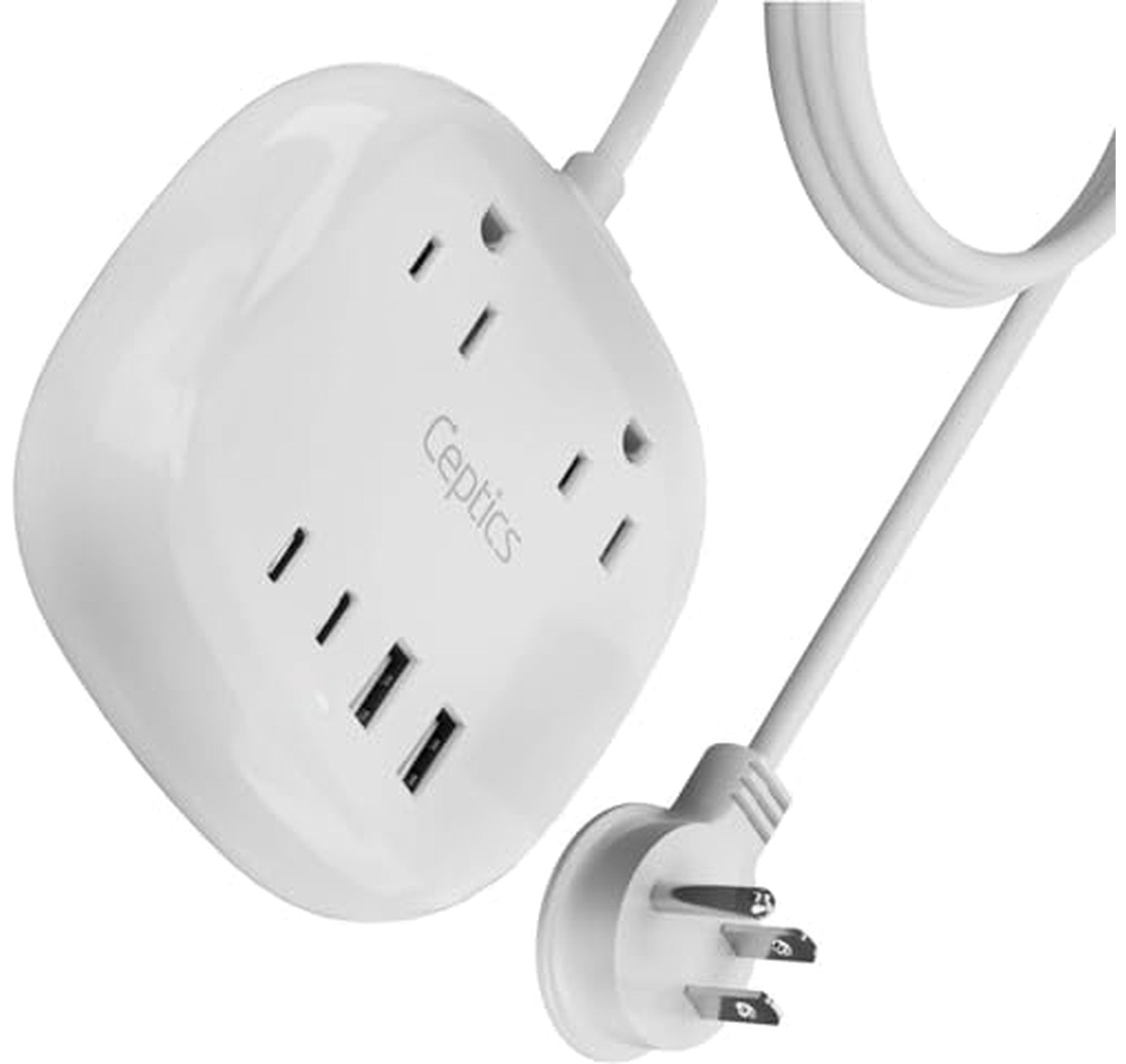 USB C Power Strip with Surge Protector and USB