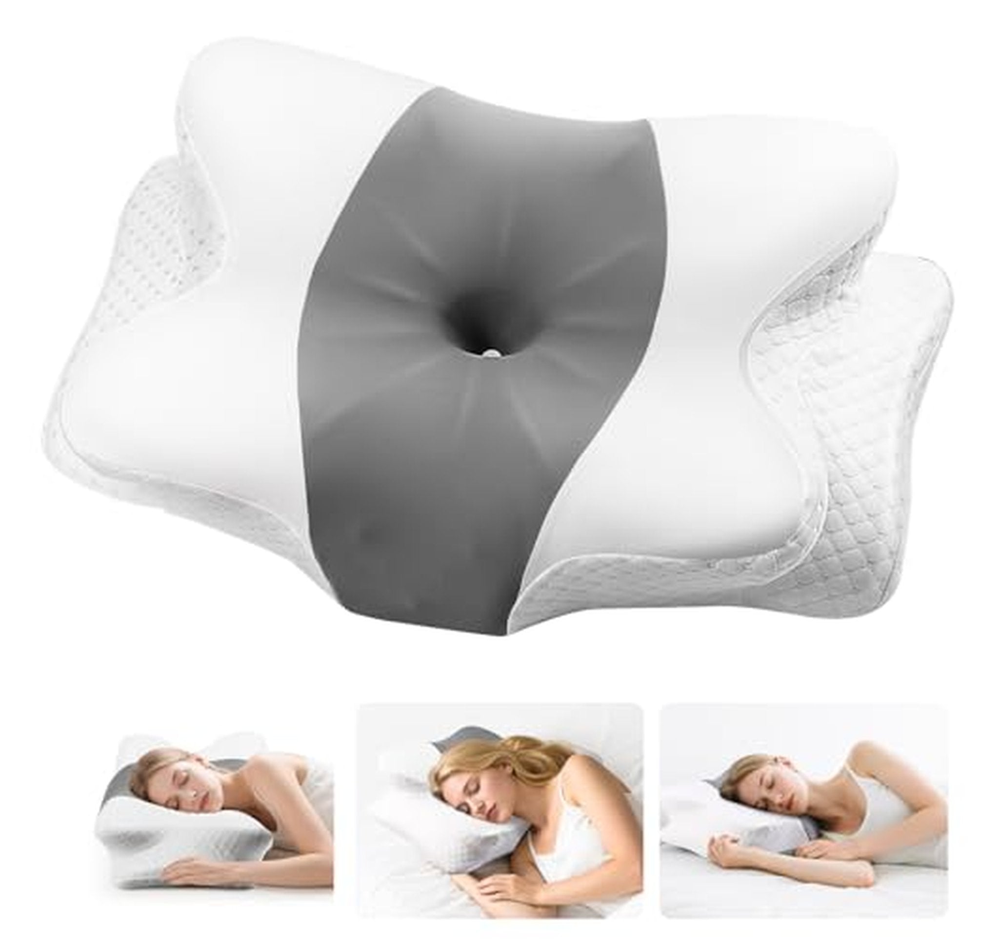 Memory Foam Cervical Neck Support Pillow