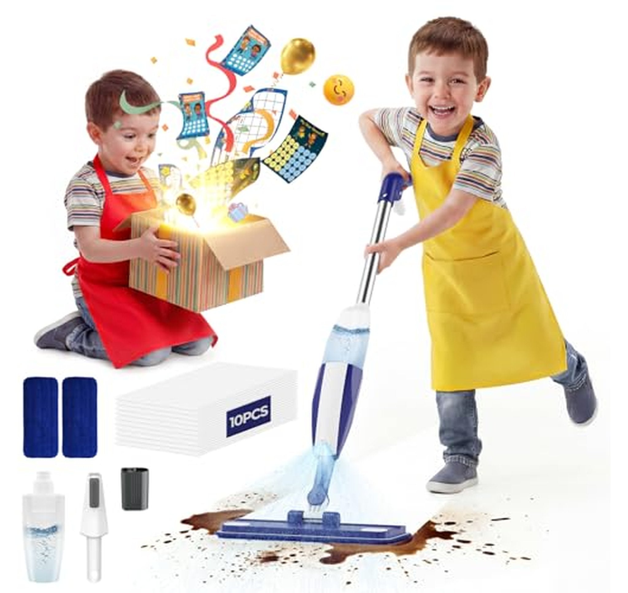 Kids Spray Mop Montessori Cleaning Toy Set