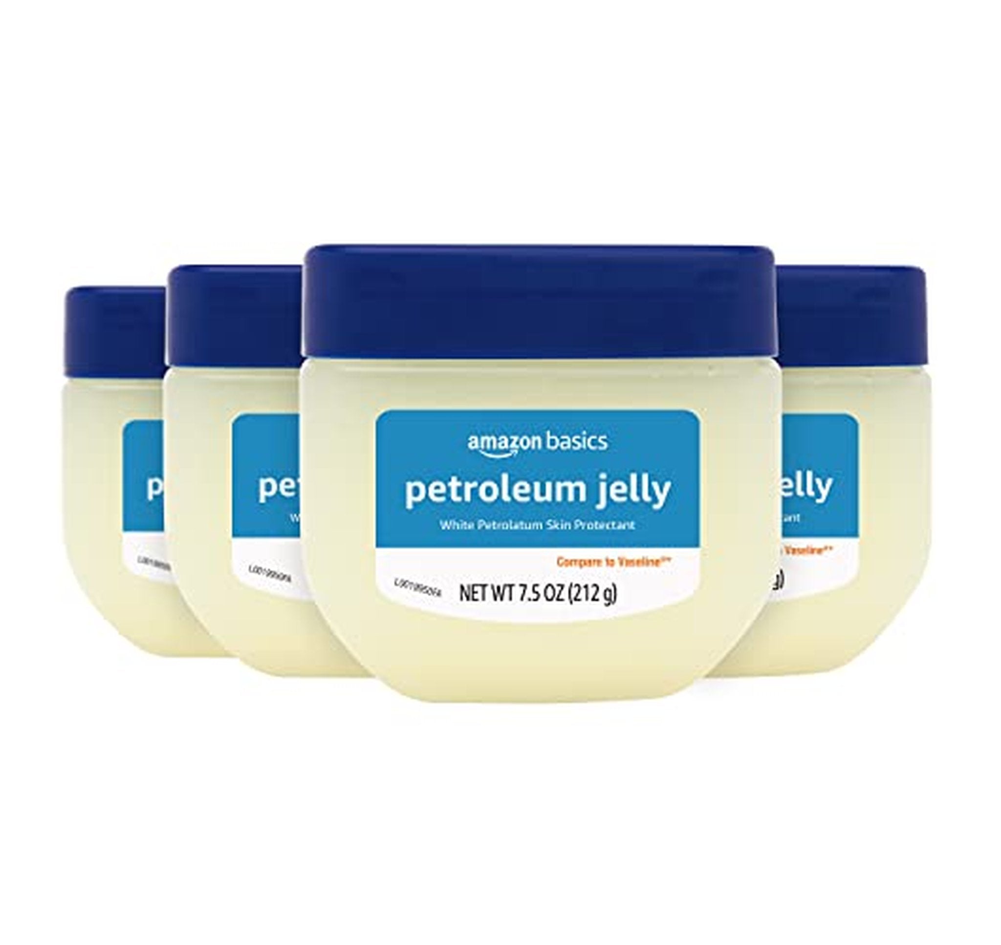 4 Pack Amazon Basics Petroleum Jelly Skin Protectant