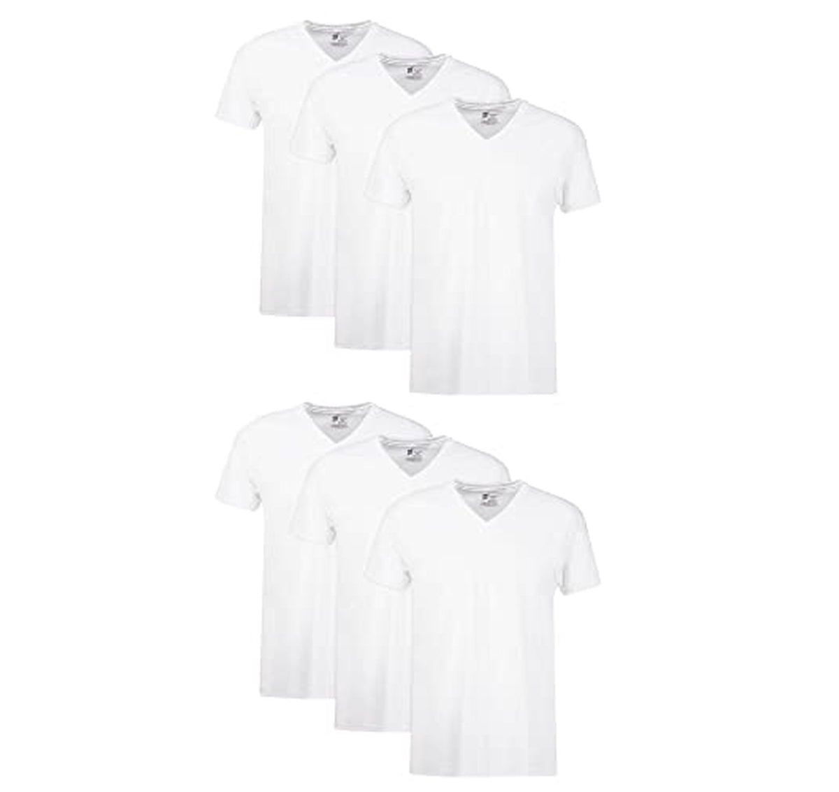 Hanes Moisture-Wicking Cotton V-Neck Undershirts