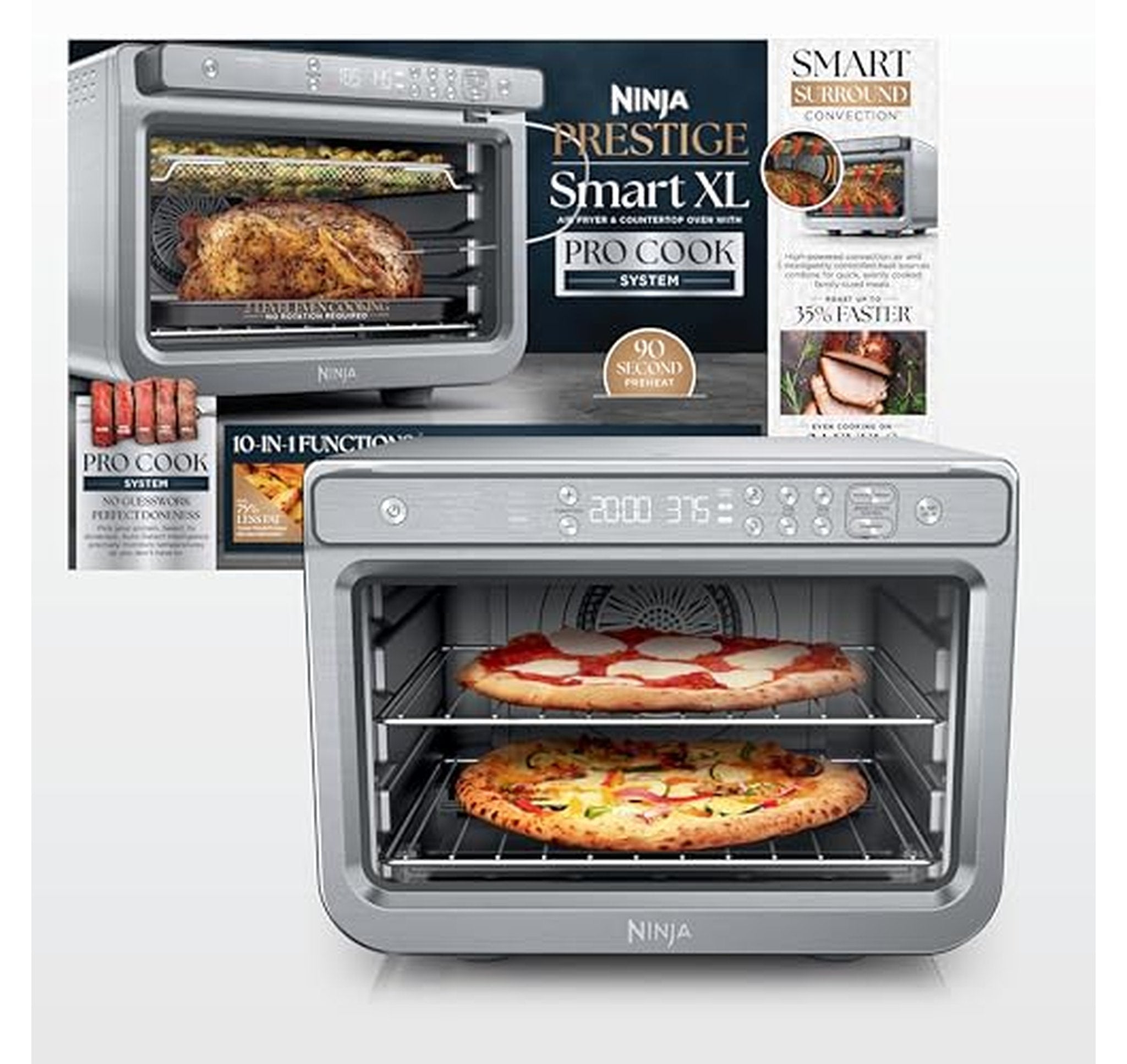 Ninja 1800W 10-in-1 Smart Convection Toaster Oven