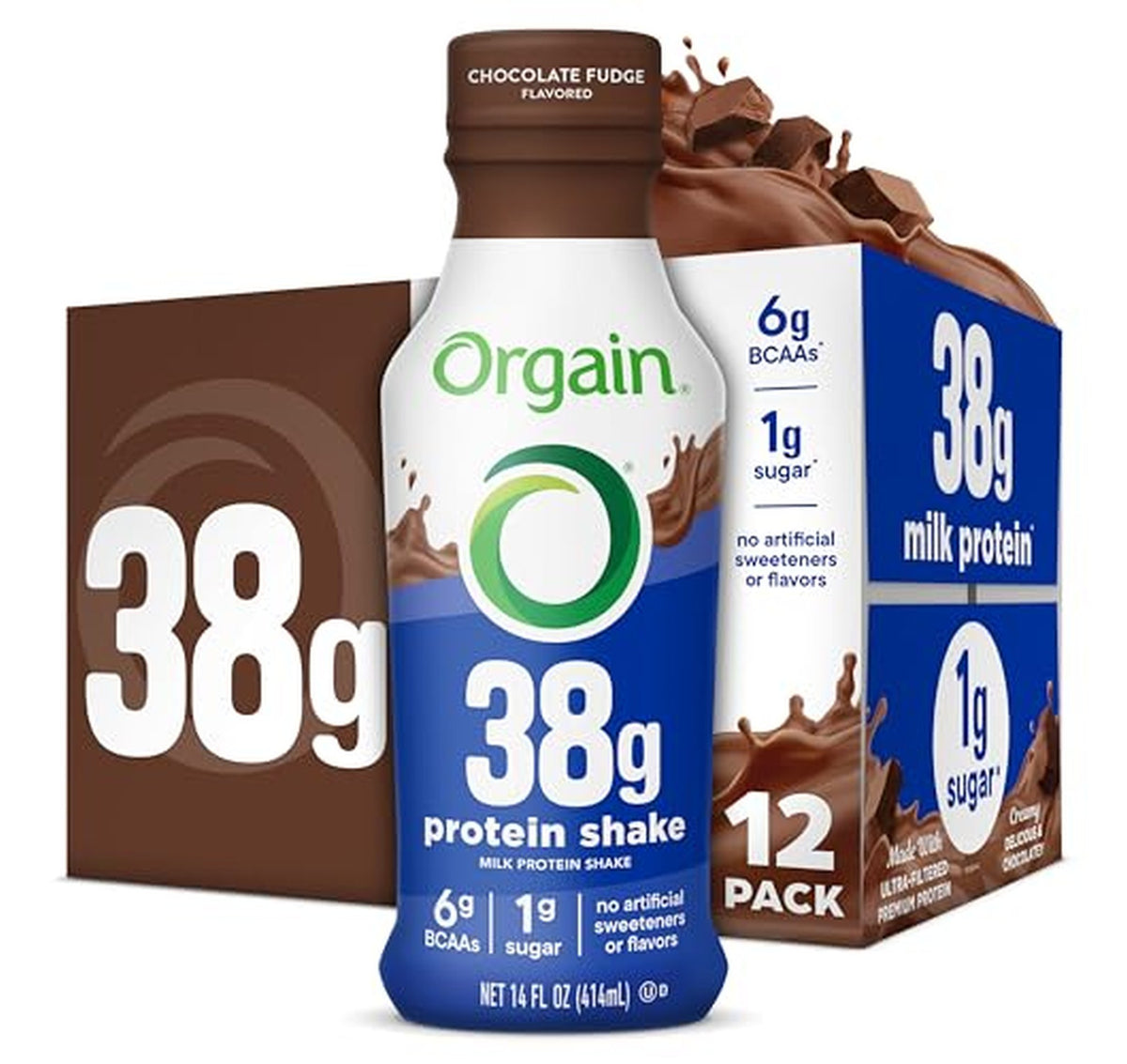 12 Pack Orgain 38g High Protein Shakes