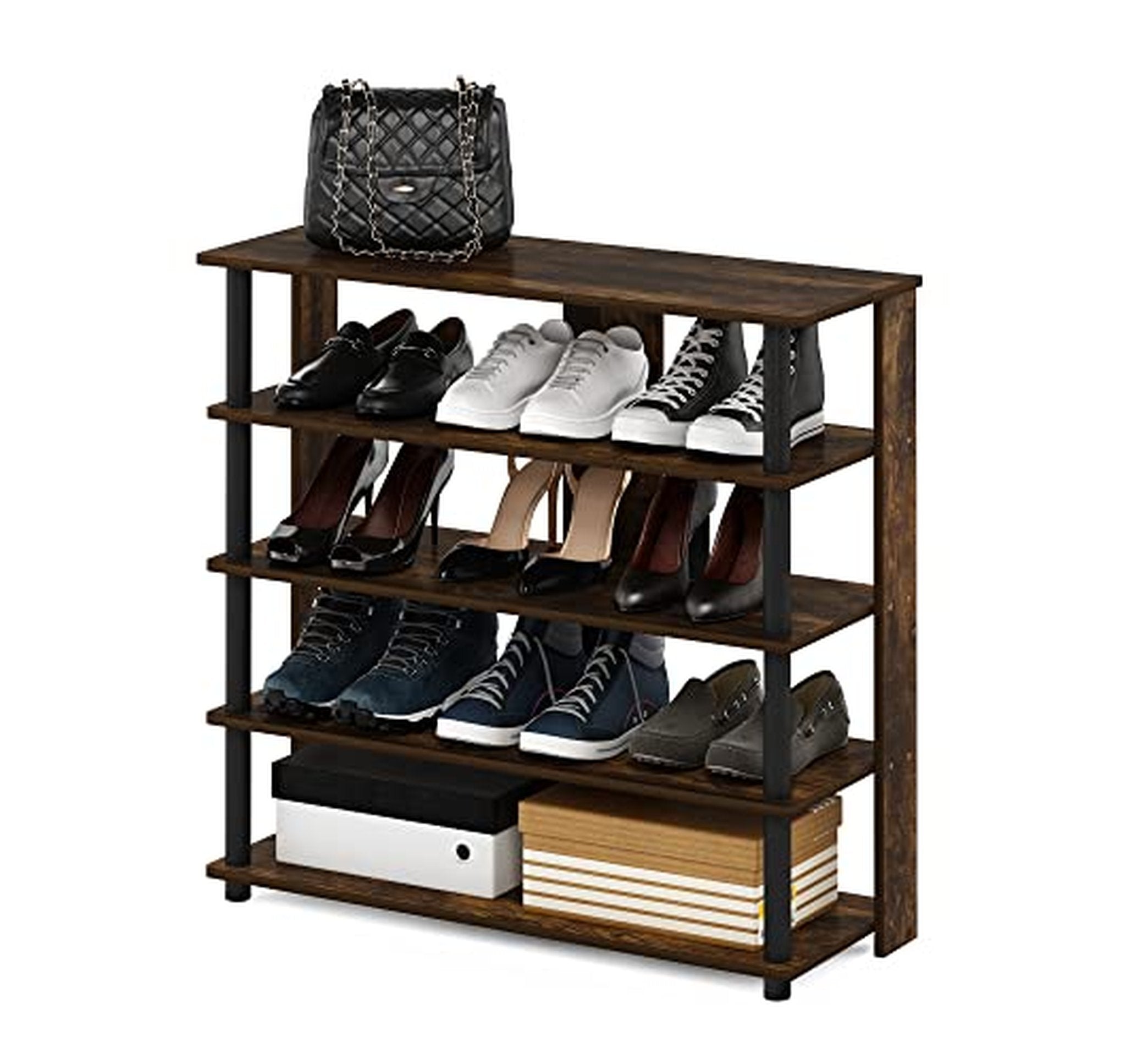 5 Tier Wide Shoe Rack Organizer