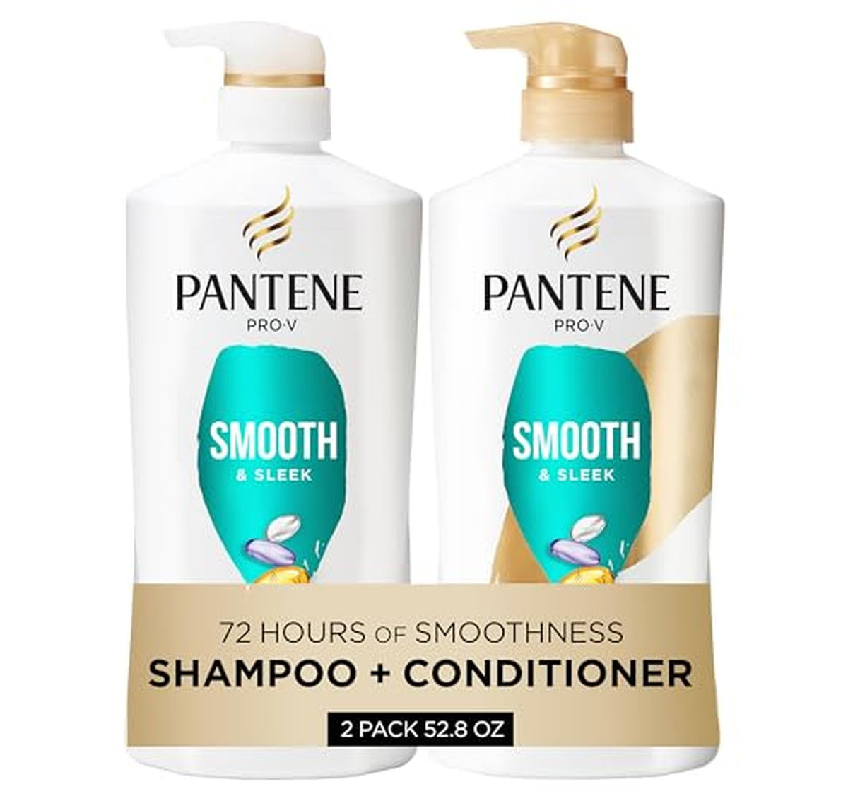 Pantene Smooth & Sleek Shampoo and Conditioner Set