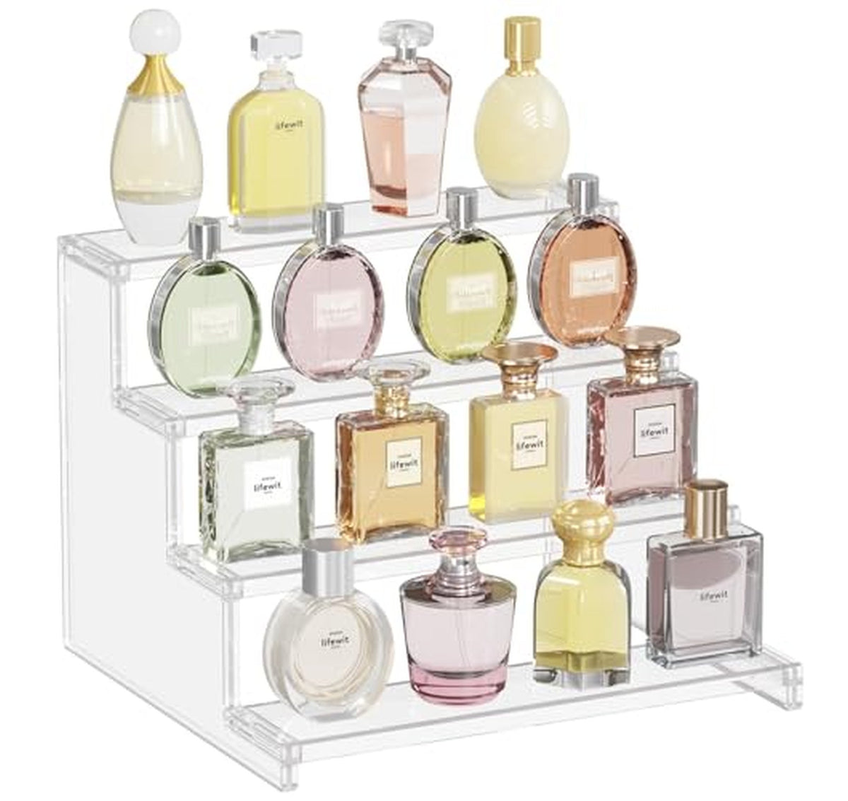 12-Inch Perfume and Cologne Organizer Riser Shelf