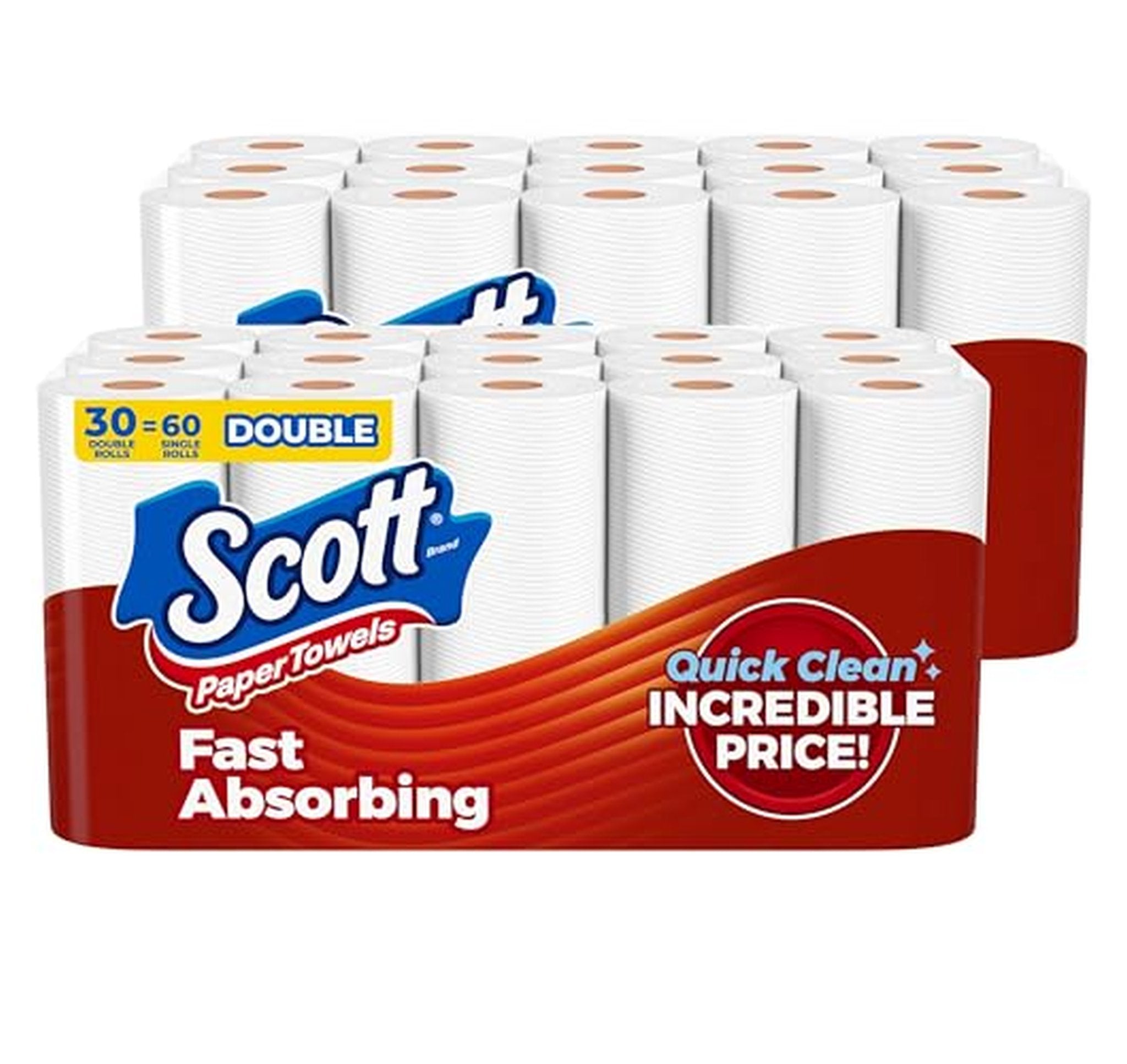 30 Pack Scott Choose-A-Sheet Paper Towels