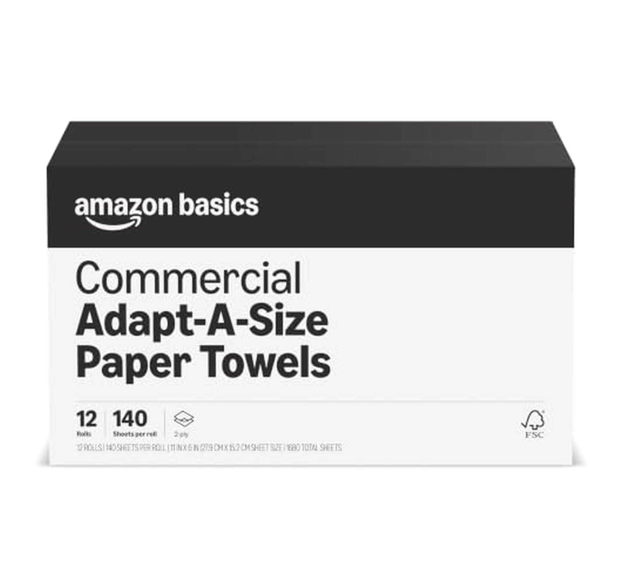12 Pack Amazon Basics 2-Ply Kitchen Paper Towels