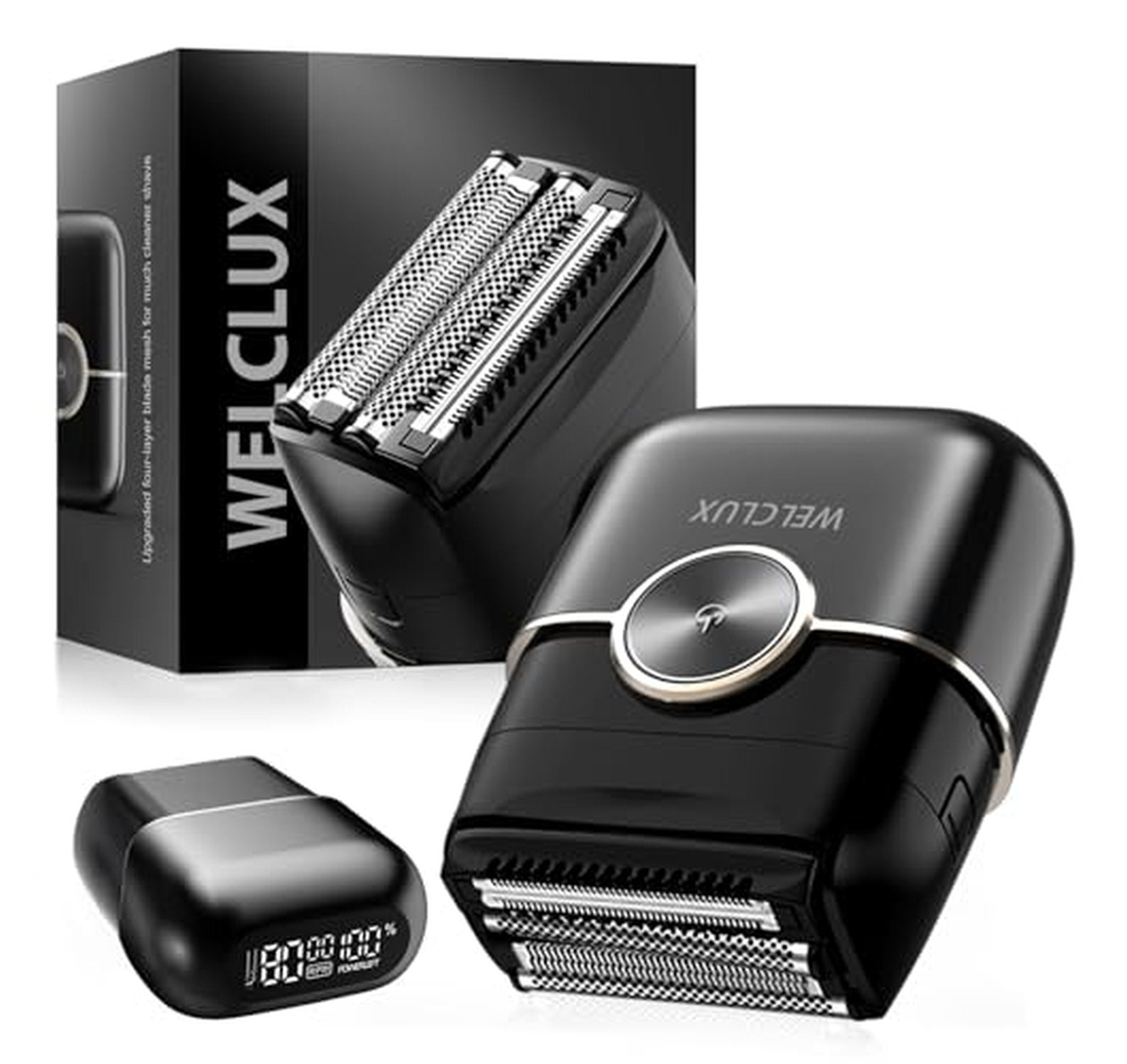 Rechargeable Electric Foil Shaver with LED Display