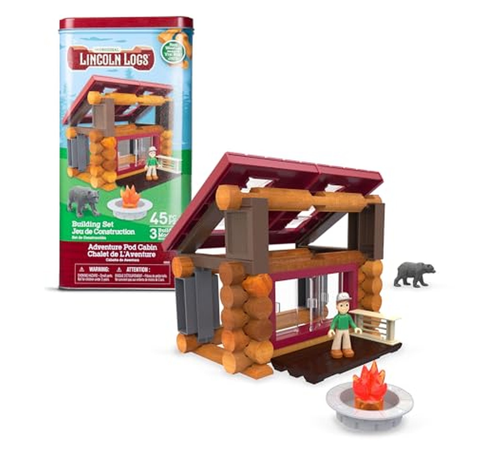 Lincoln Logs Adventure Cabin Building Set