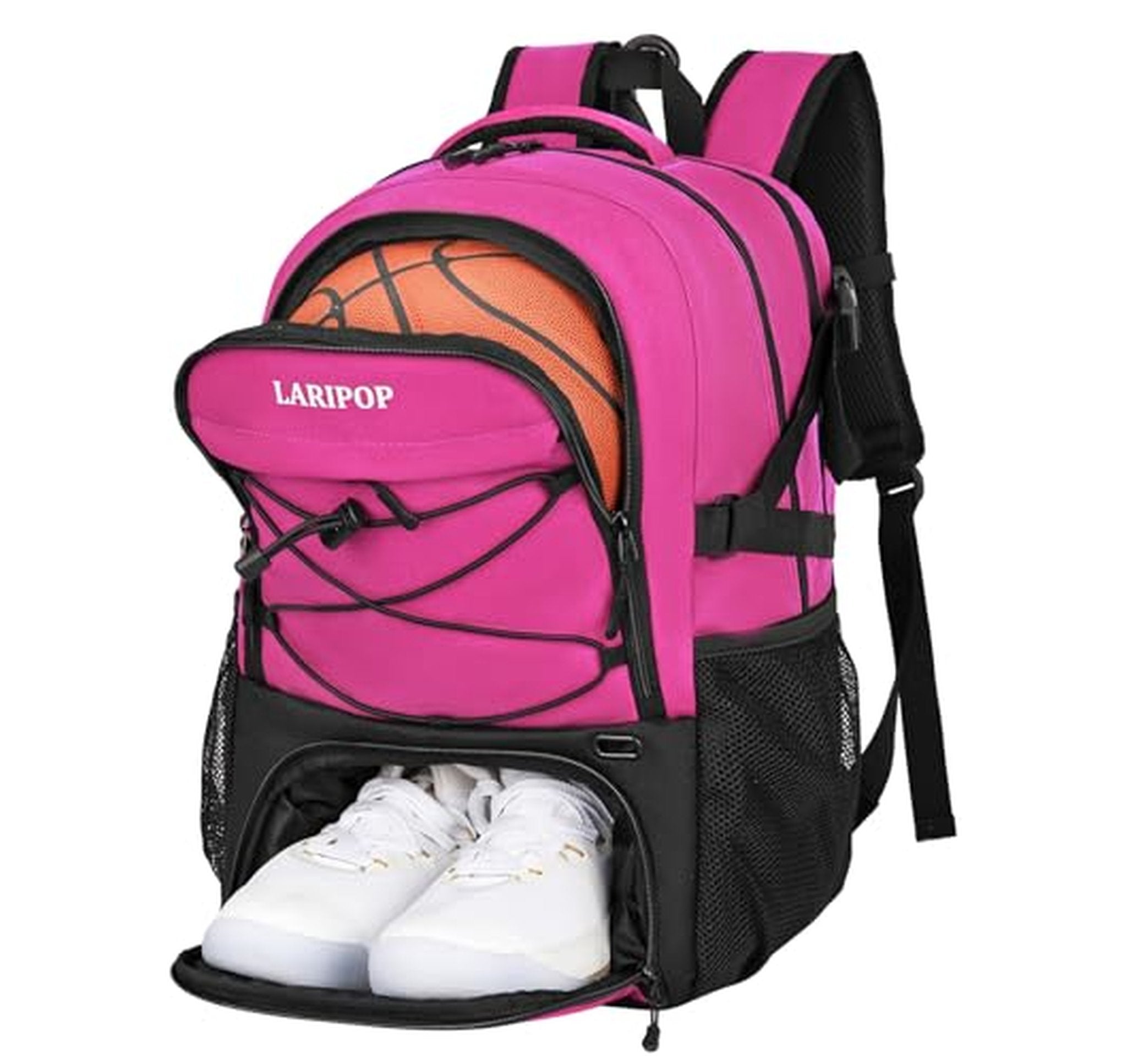 Basketball Backpack with Ball Holder and Shoe Compartment