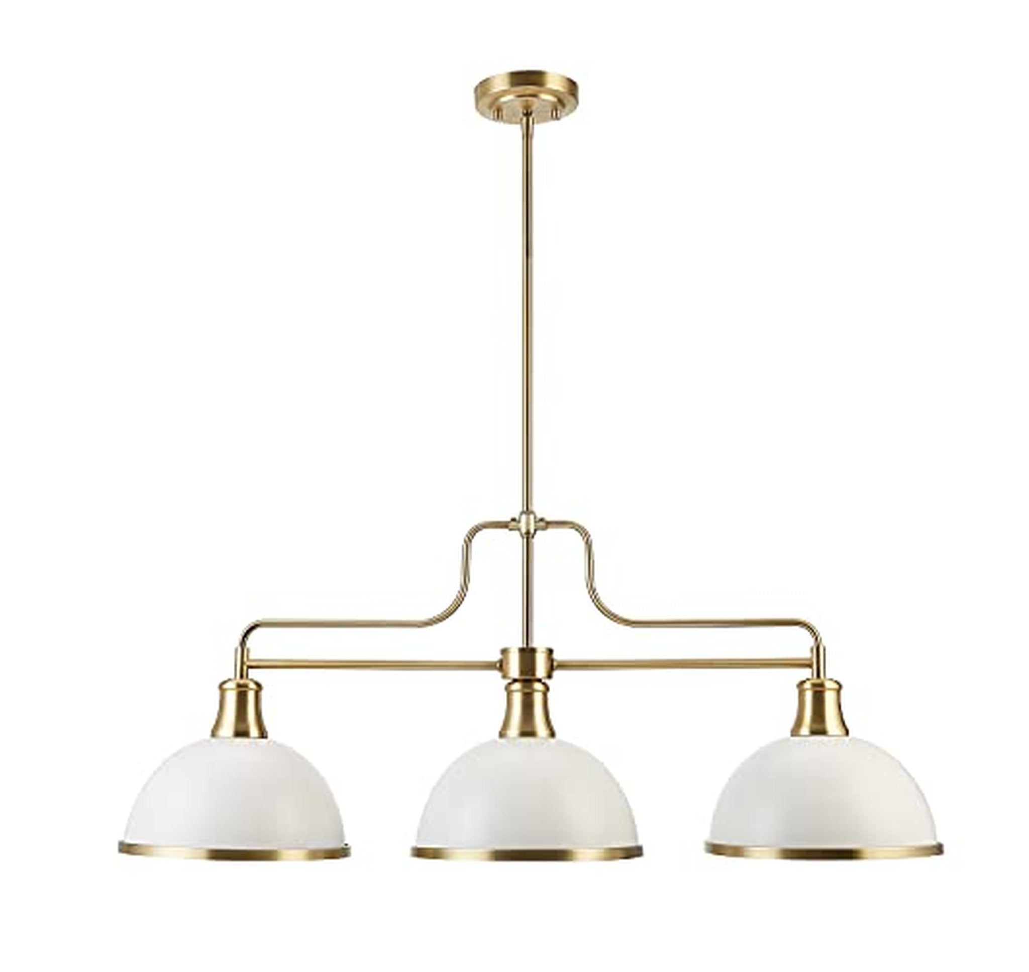 Globe Electric 3-Light Linear Dimmable Chandelier