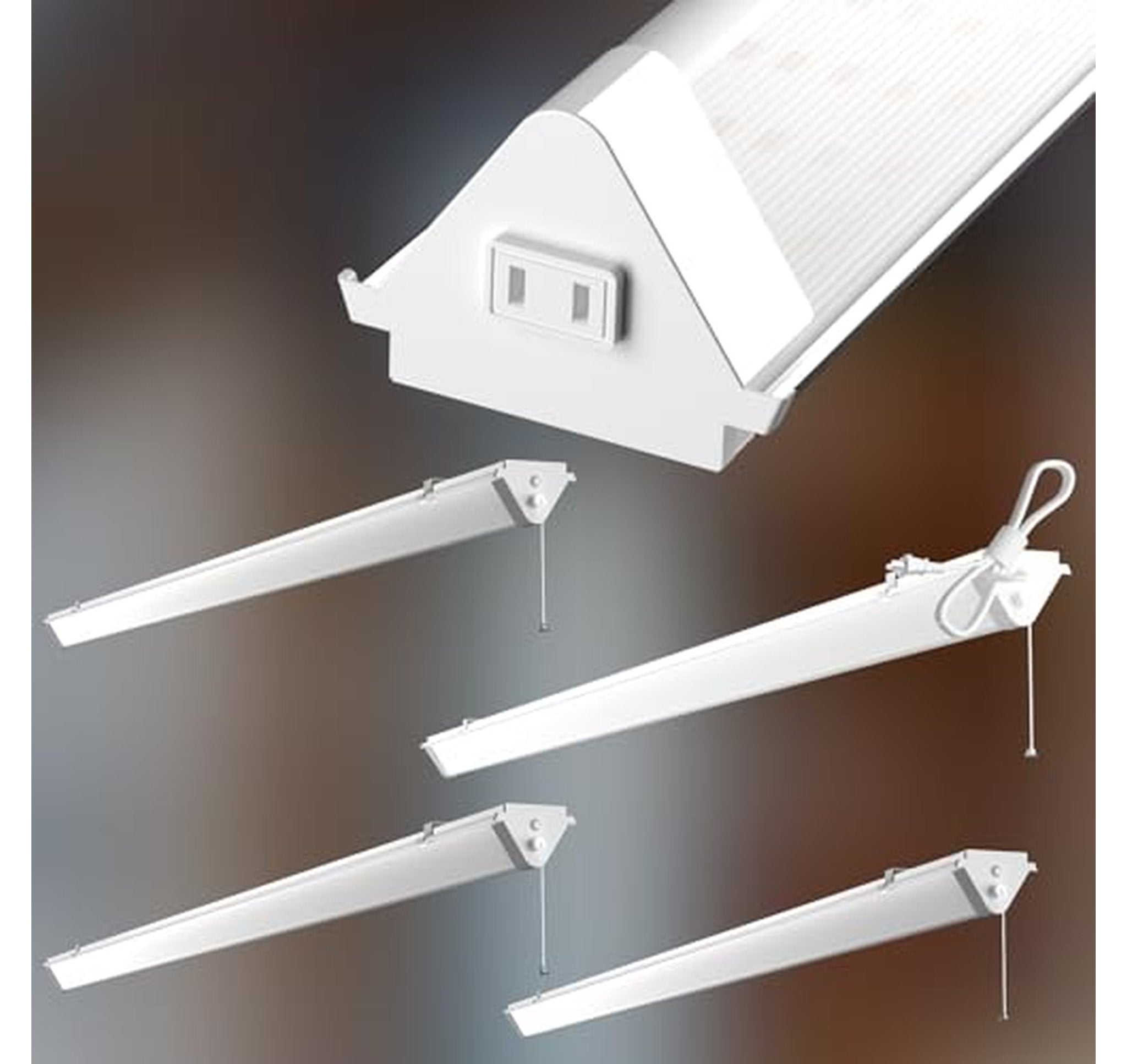 4 Pack 4FT 50W LED Shop Lights