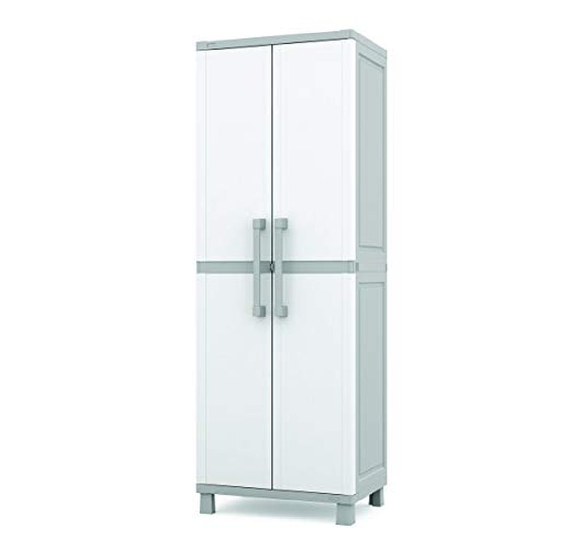 Keter Freestanding Storage Cabinet with Doors and Shelves