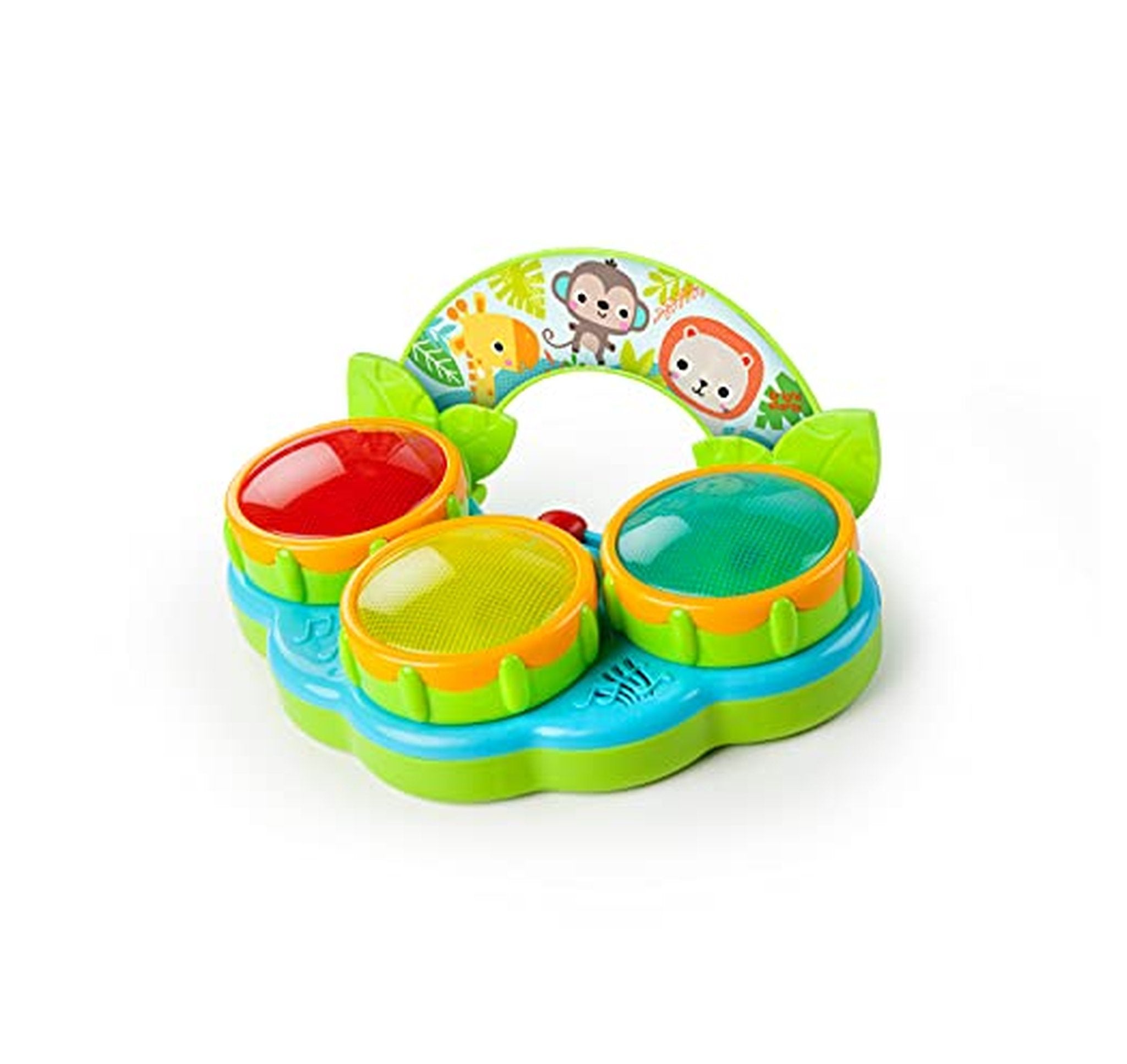 Bright Starts Safari Beats Musical Light-Up Drum Toy