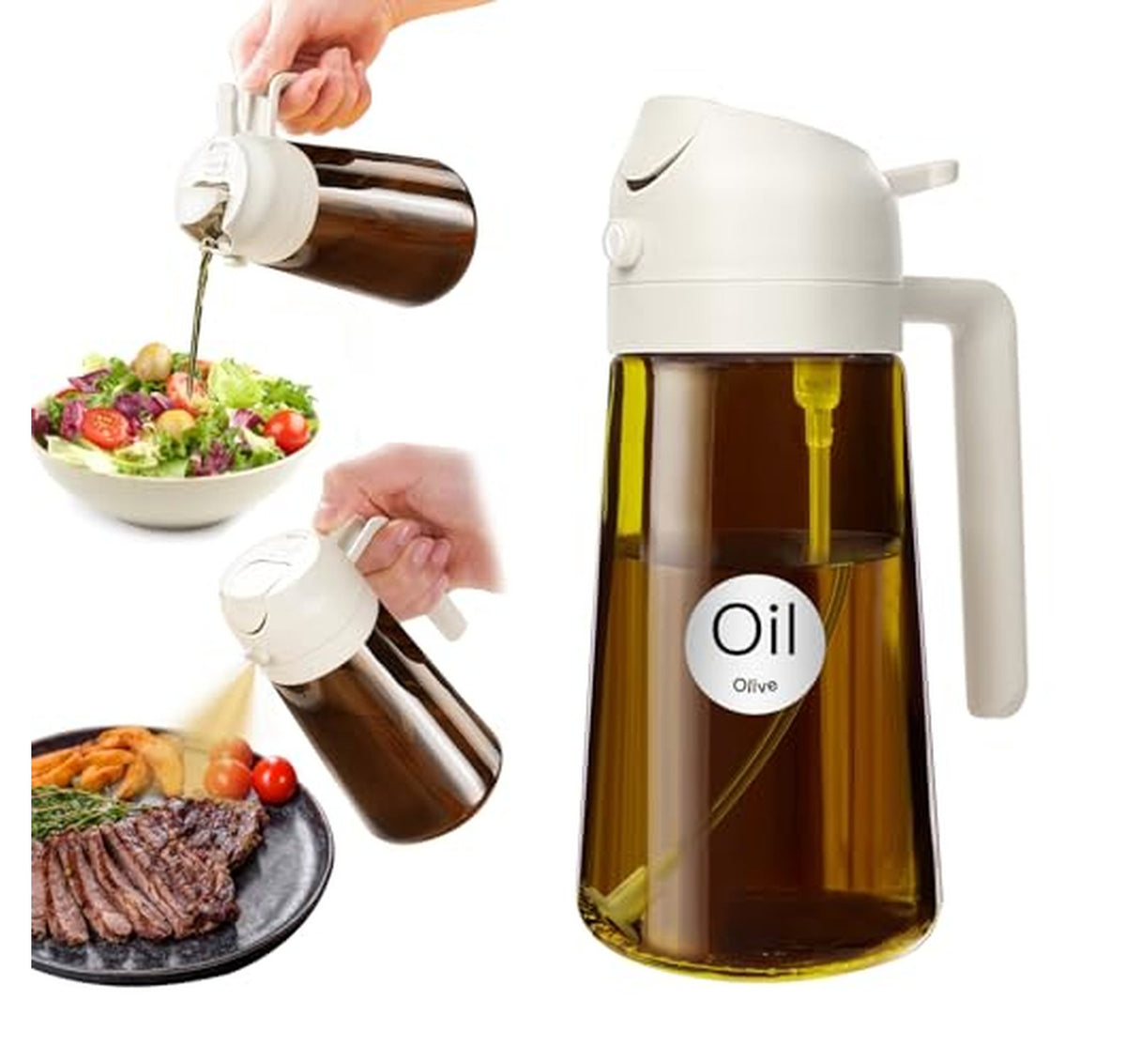 16oz Light Blocking Oil Sprayer for Cooking