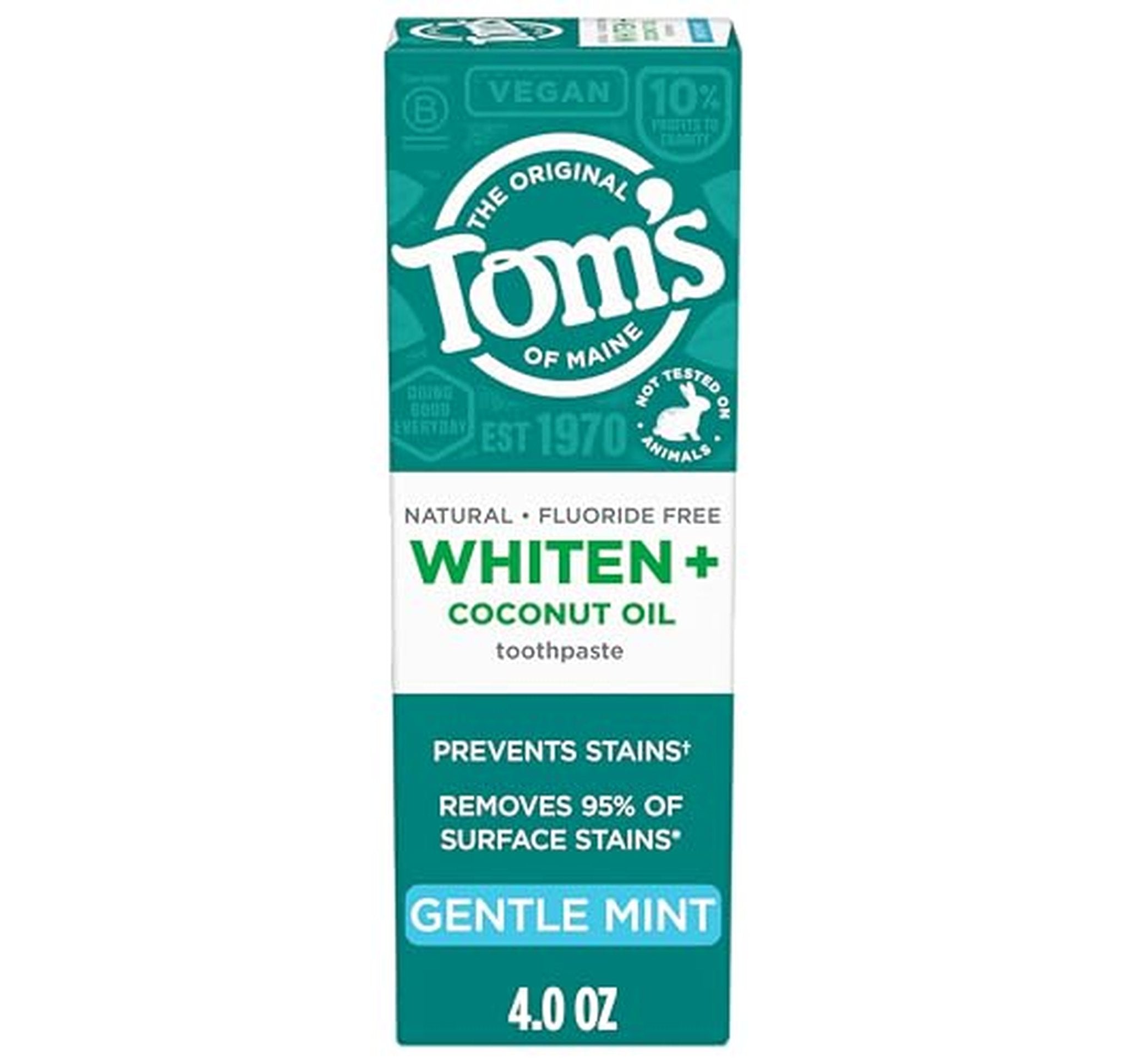 Tom's of Maine Fluoride Free Whitening Toothpaste 4 oz