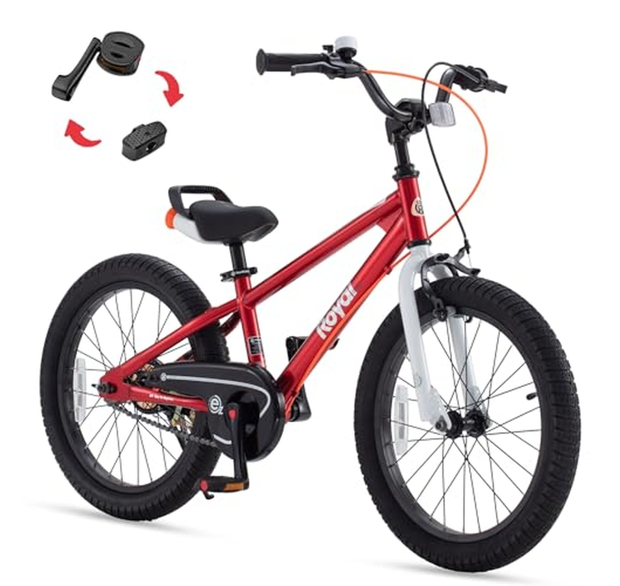 18-Inch Kids Beginner Bike with Training Wheels