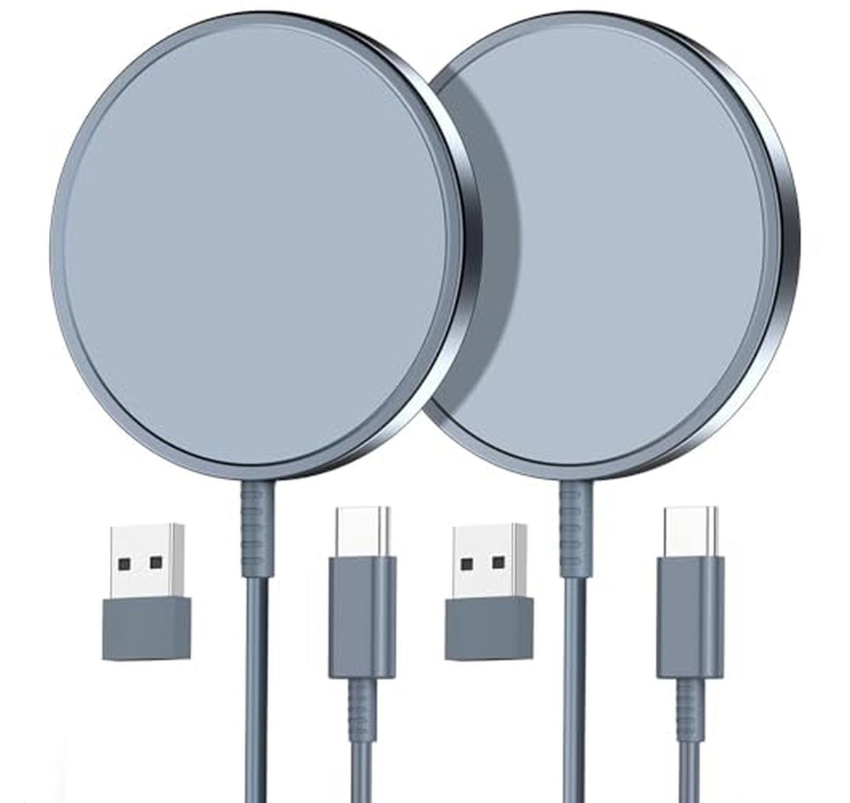 2 Pack 15W Magnetic Wireless Charging Stands