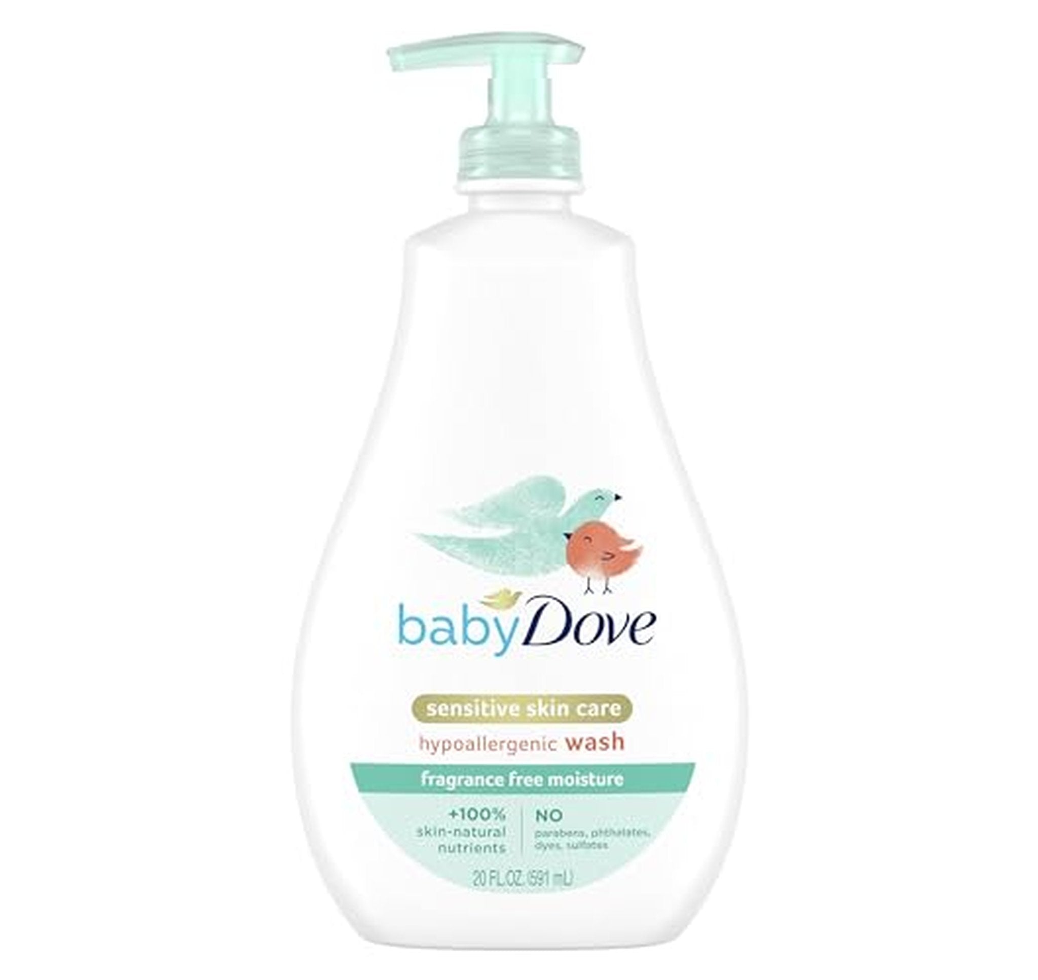 Baby Dove Fragrance Free Sensitive Baby Wash 20 oz