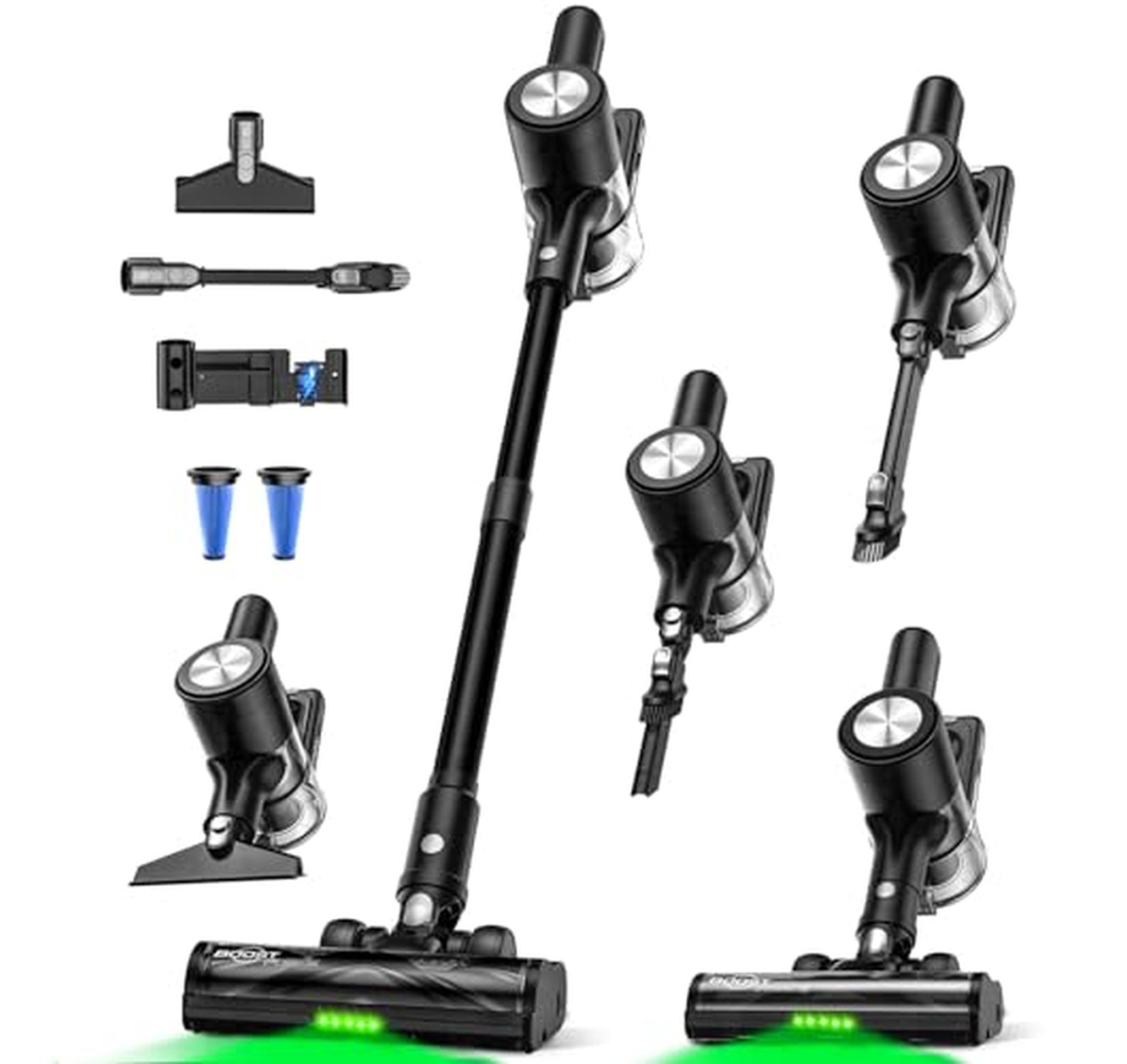 500W Cordless Stick Vacuum Cleaner with LED Display
