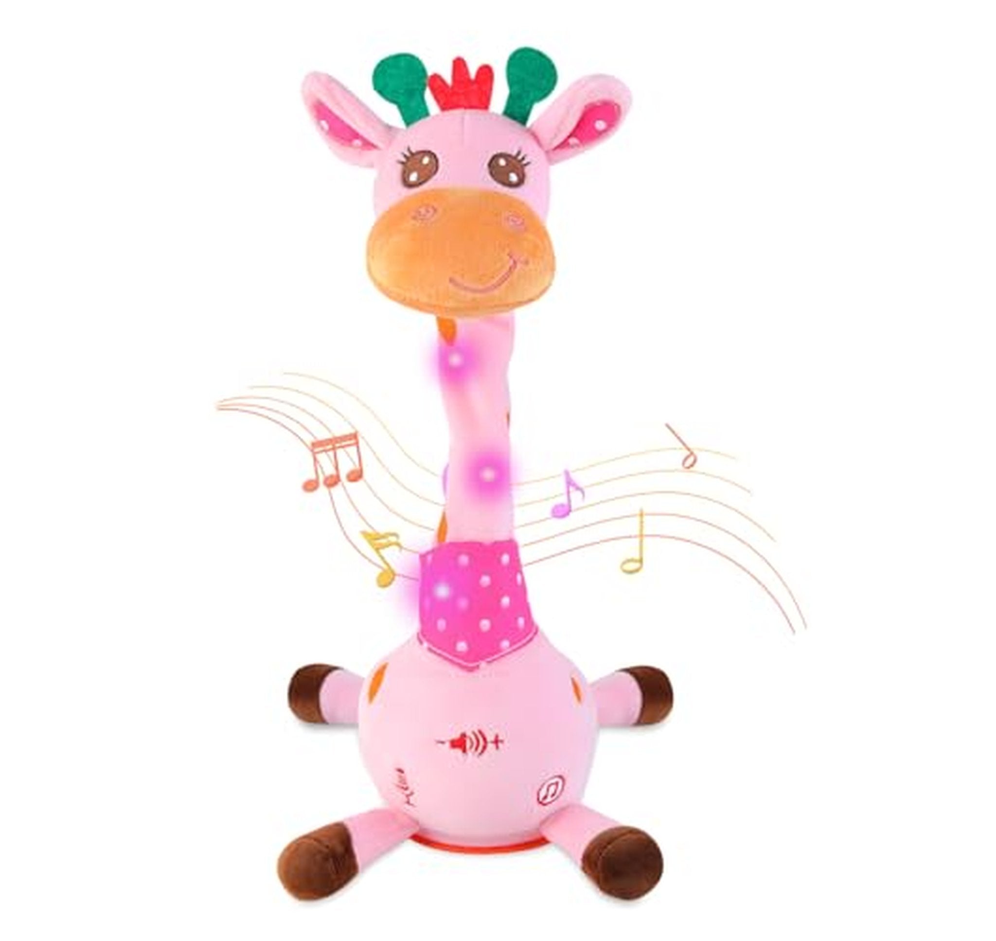 Talking Dancing Giraffe Plush Toy with Music