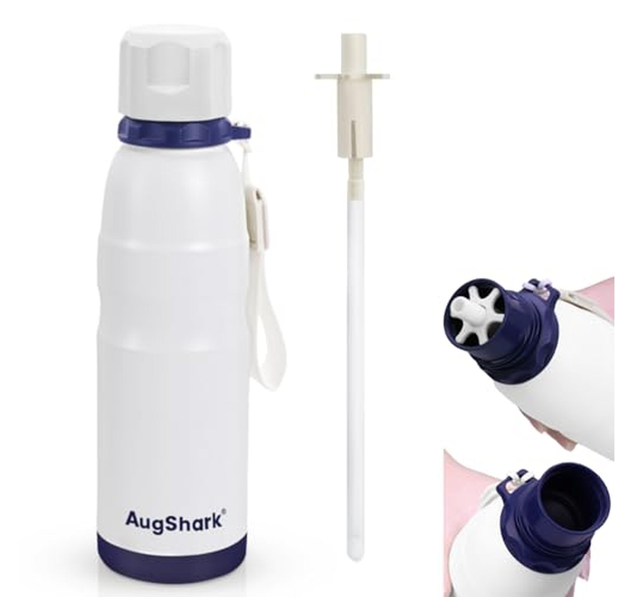 20oz Insulated Stainless Steel Water Bottle with Straw