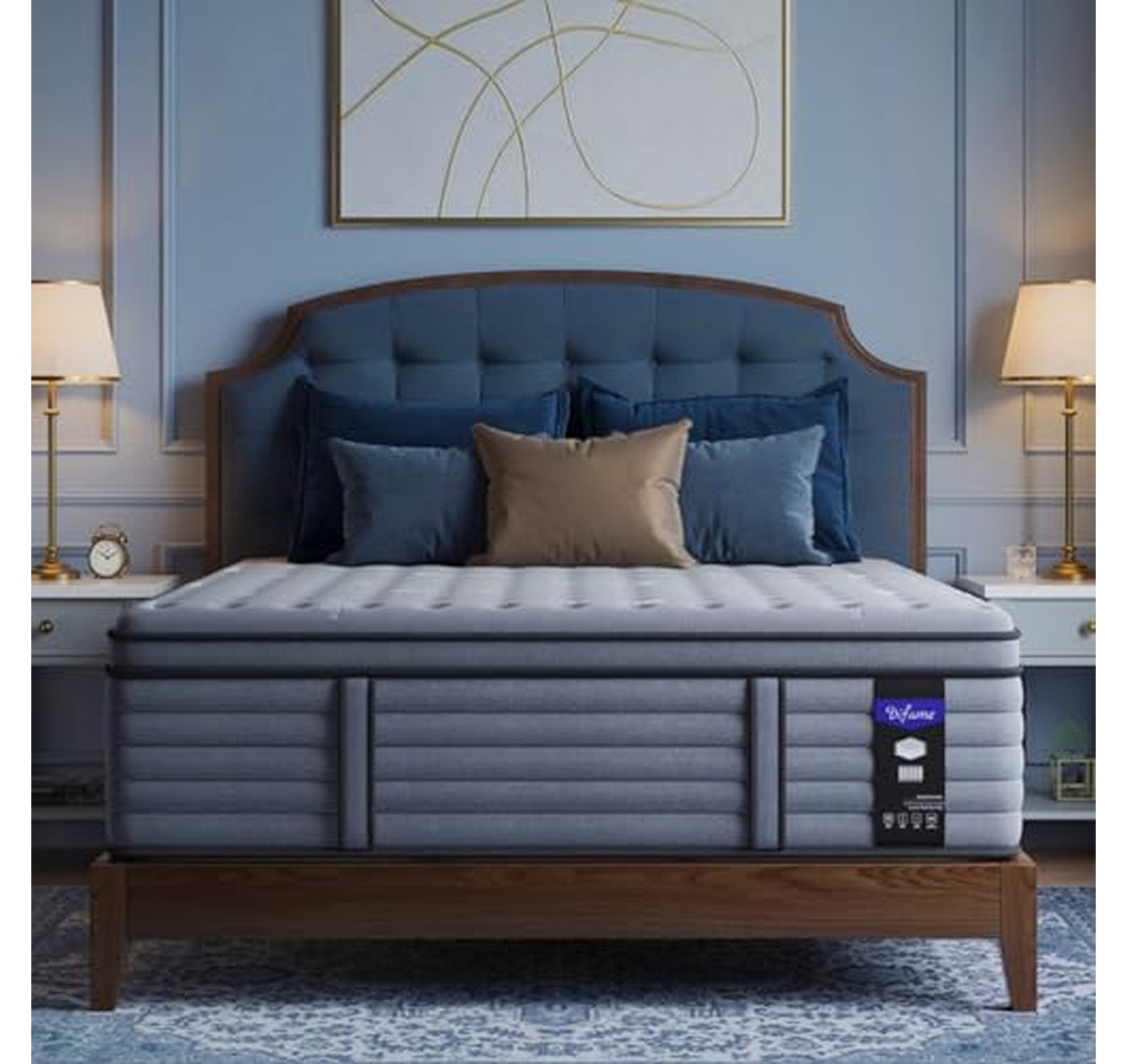 10 Inch Hybrid Twin Mattress, Medium Firm, Cooling