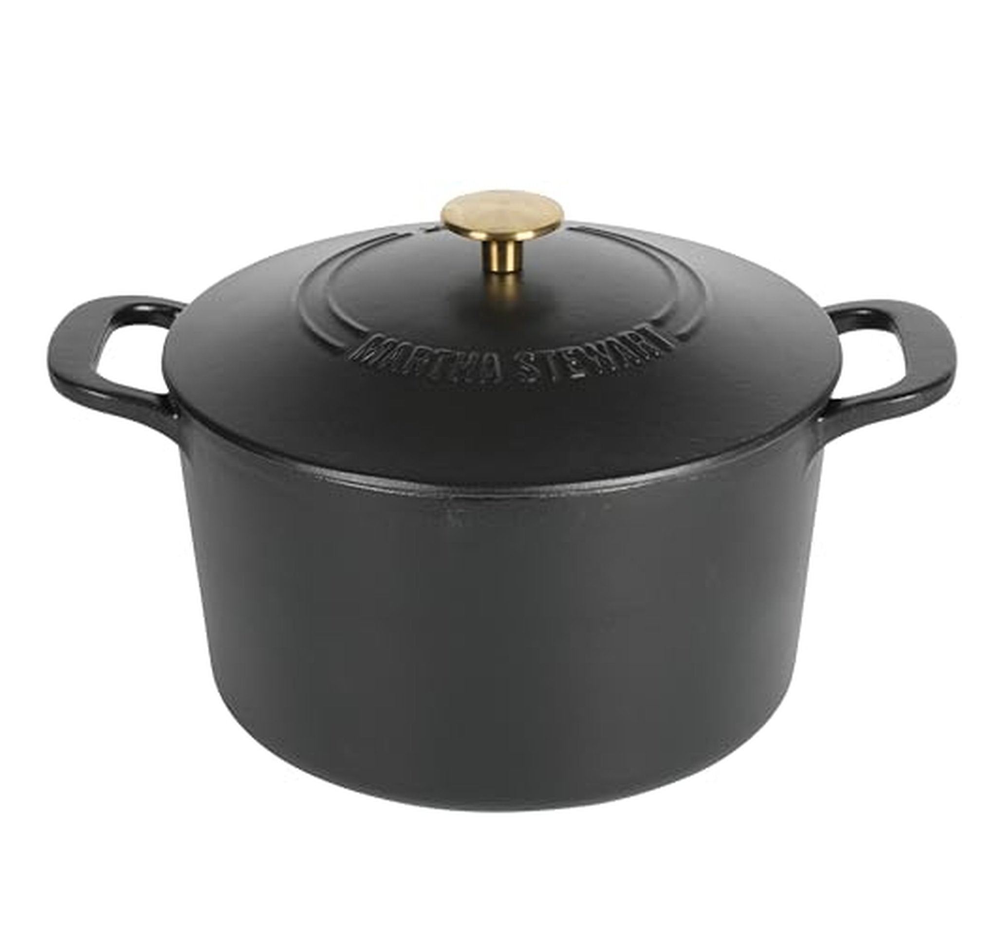 Martha Stewart 7-Quart Enamel Cast Iron Dutch Oven