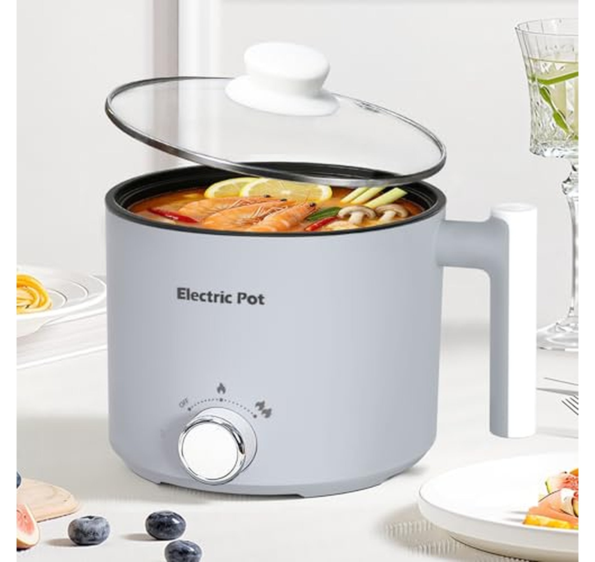 1.5L Electric Nonstick Ramen Hot Pot Cooker