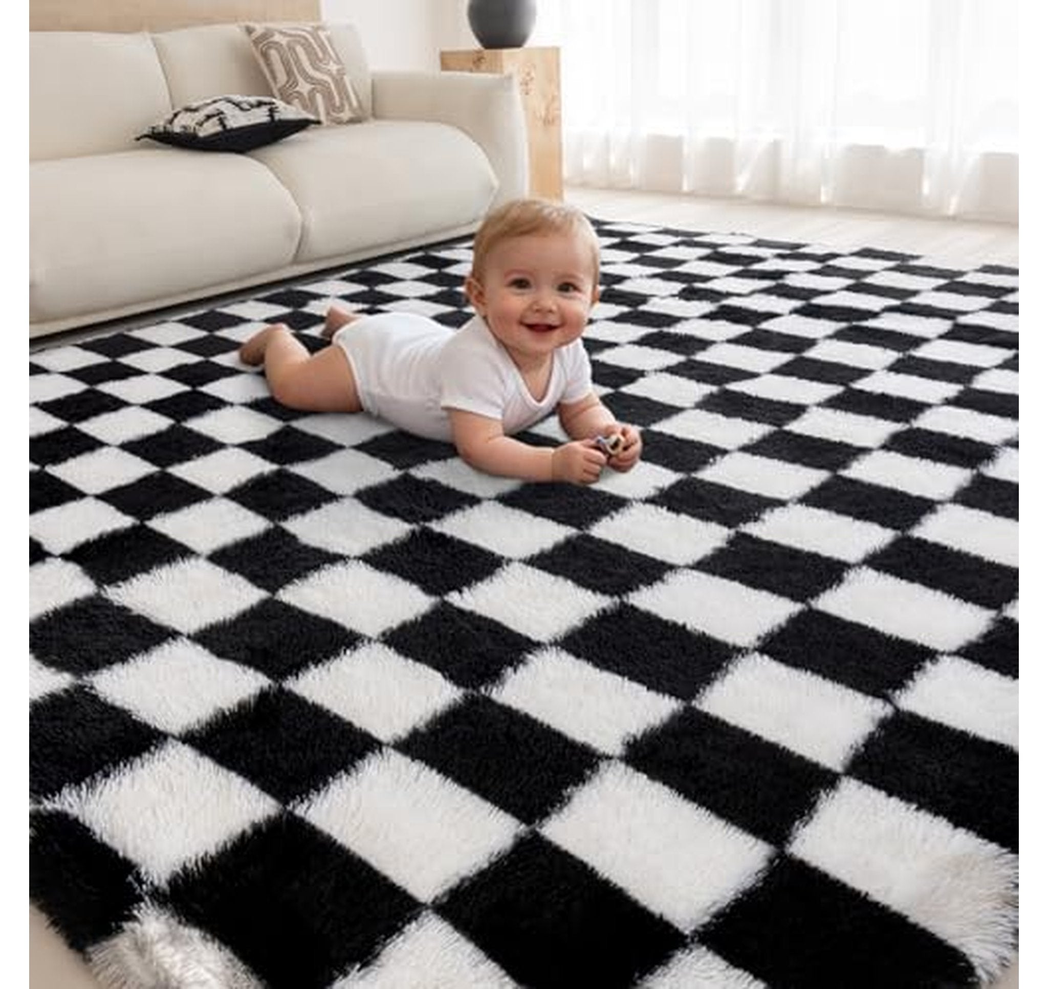 Shaggy Fluffy 4x6 Area Rug Carpet