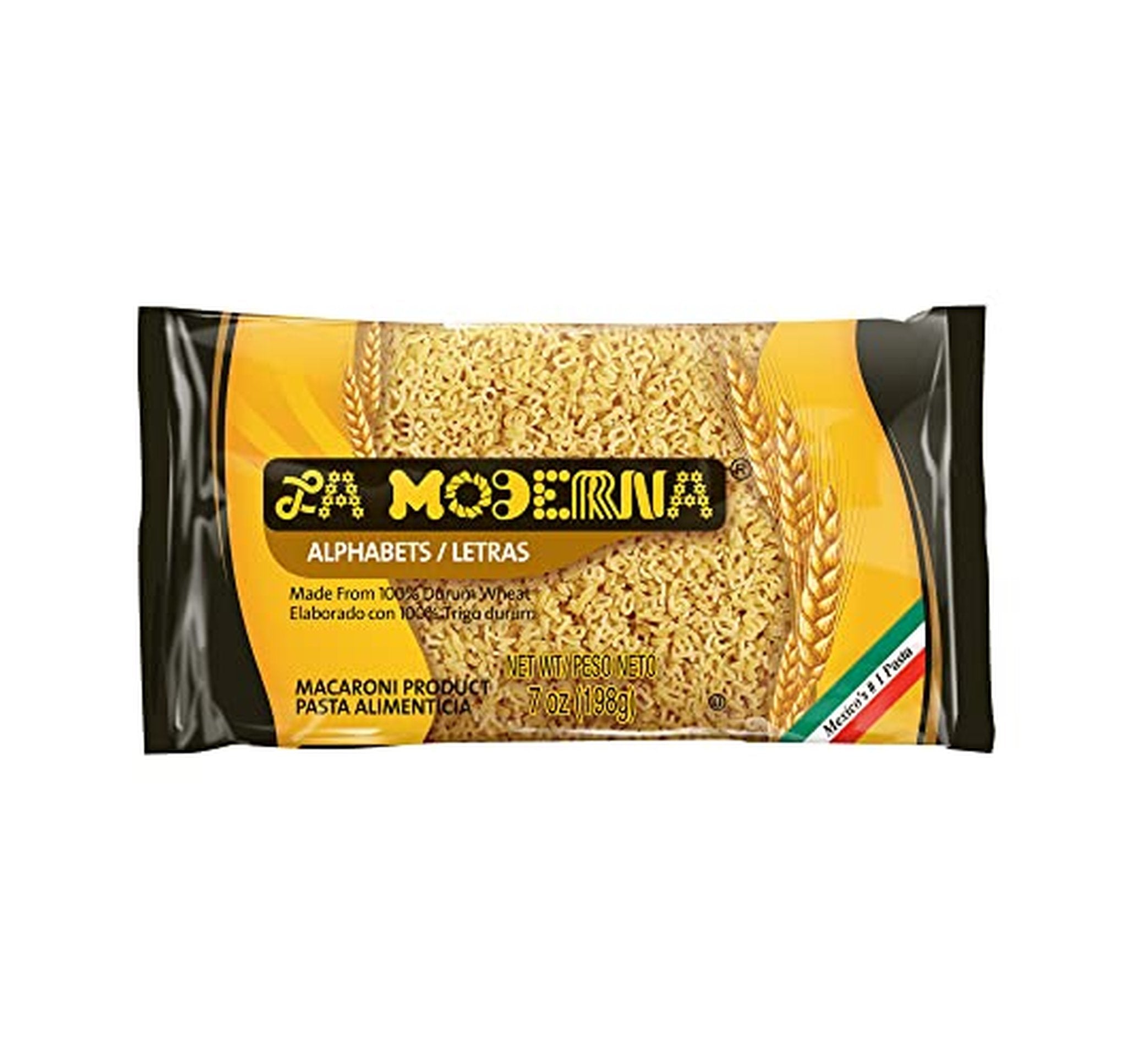 6 Pack Alphabet Pasta Noodles Durum Wheat 7 oz