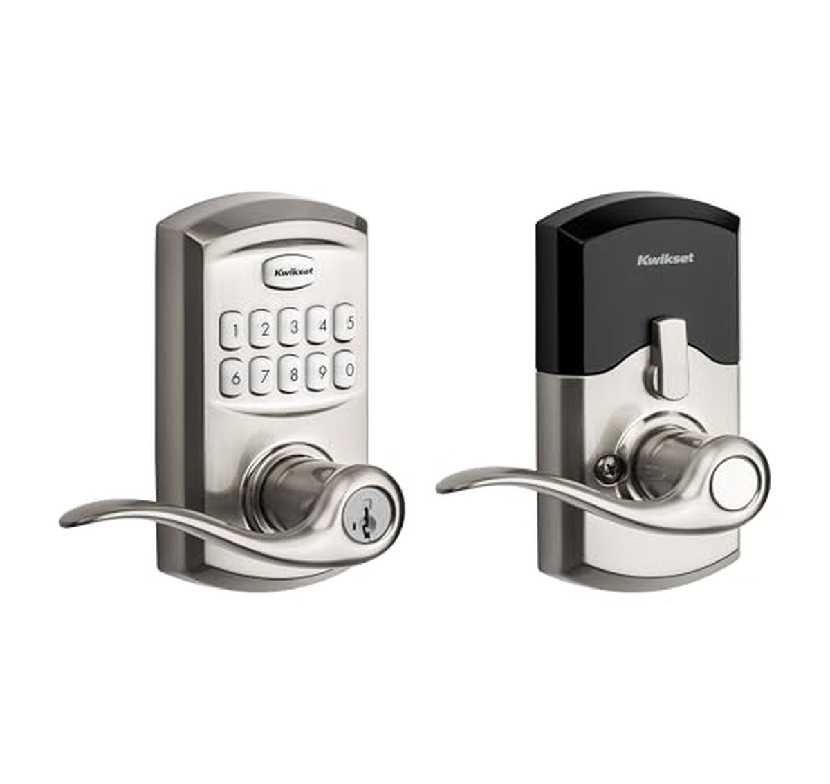 Kwikset SmartCode 917 Electronic Deadbolt with Lever Handle