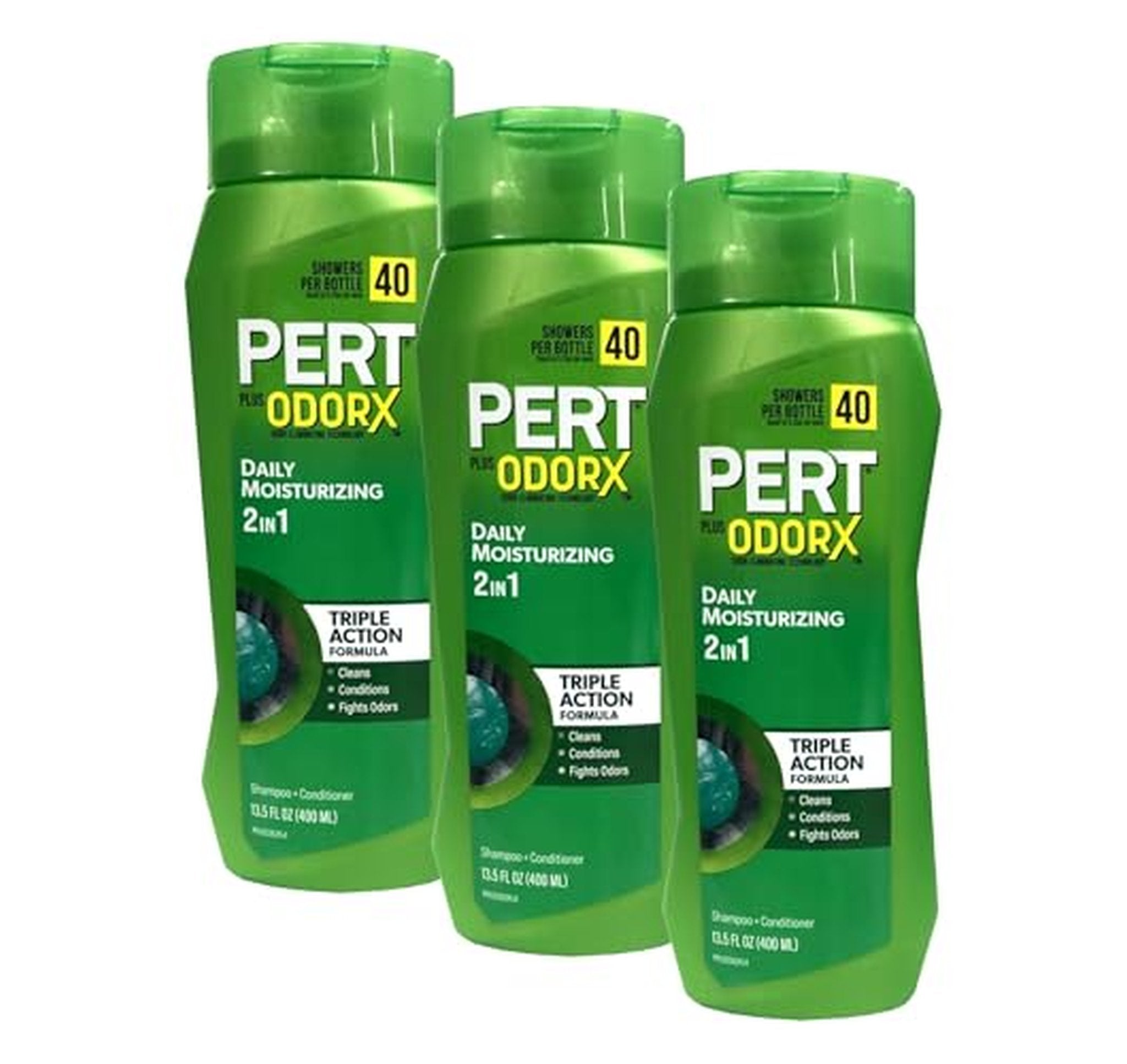 3 Pack Pert 2-in-1 Shampoo and Conditioner 13.5oz