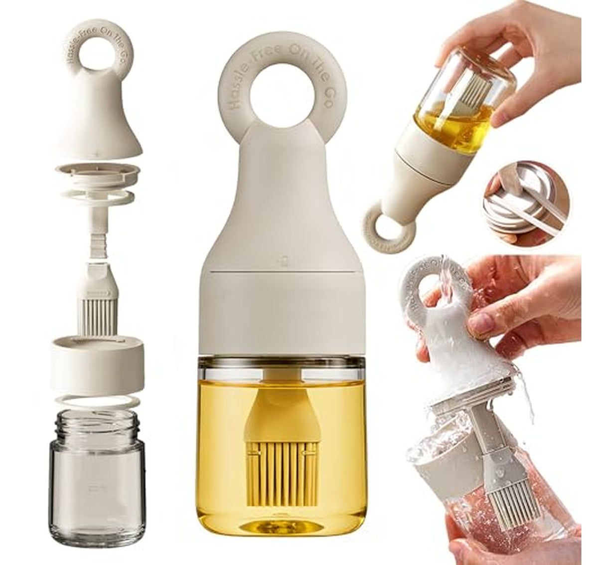 150ml Oil Dispenser Bottle with Silicone Brush