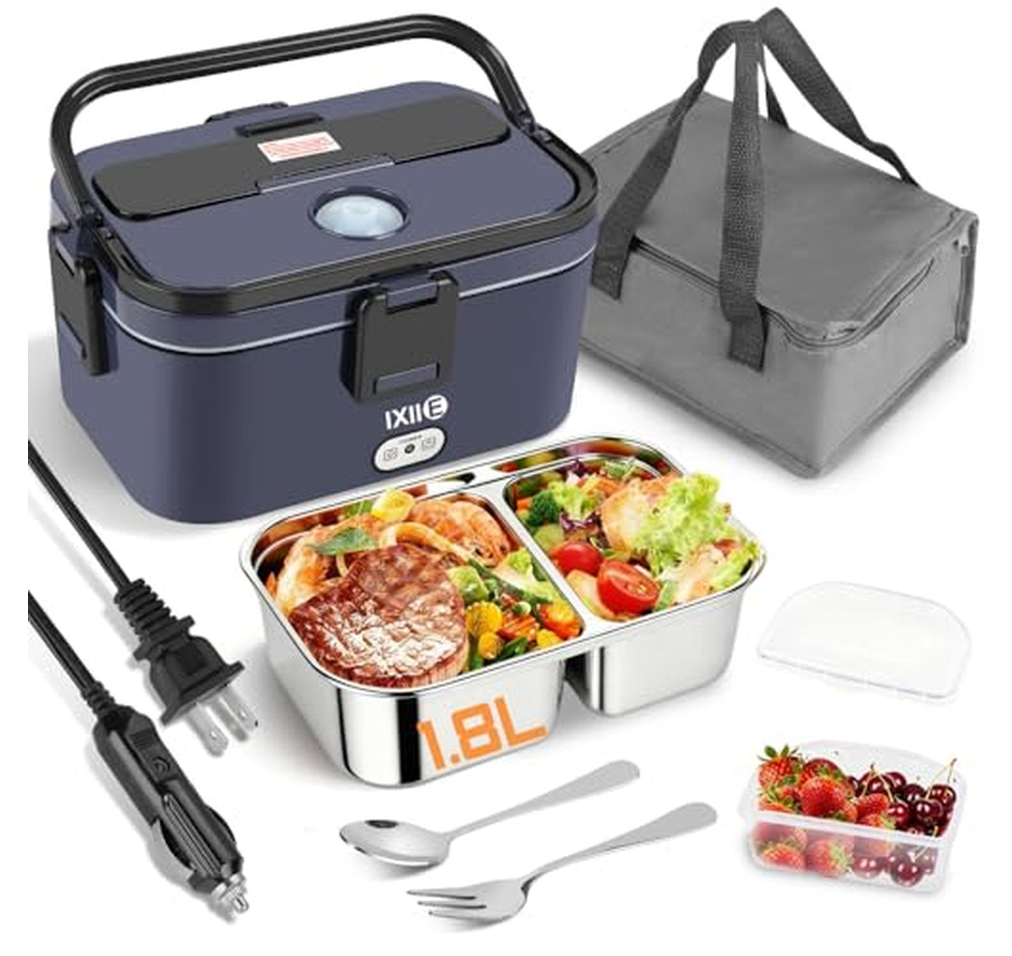 Electric Lunch Box 80W 1.8L Heated Food Warmer