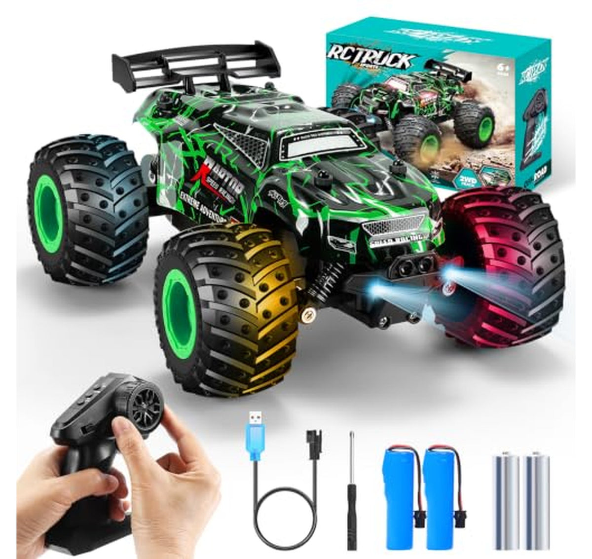 Rechargeable All-Terrain Remote Control Truck