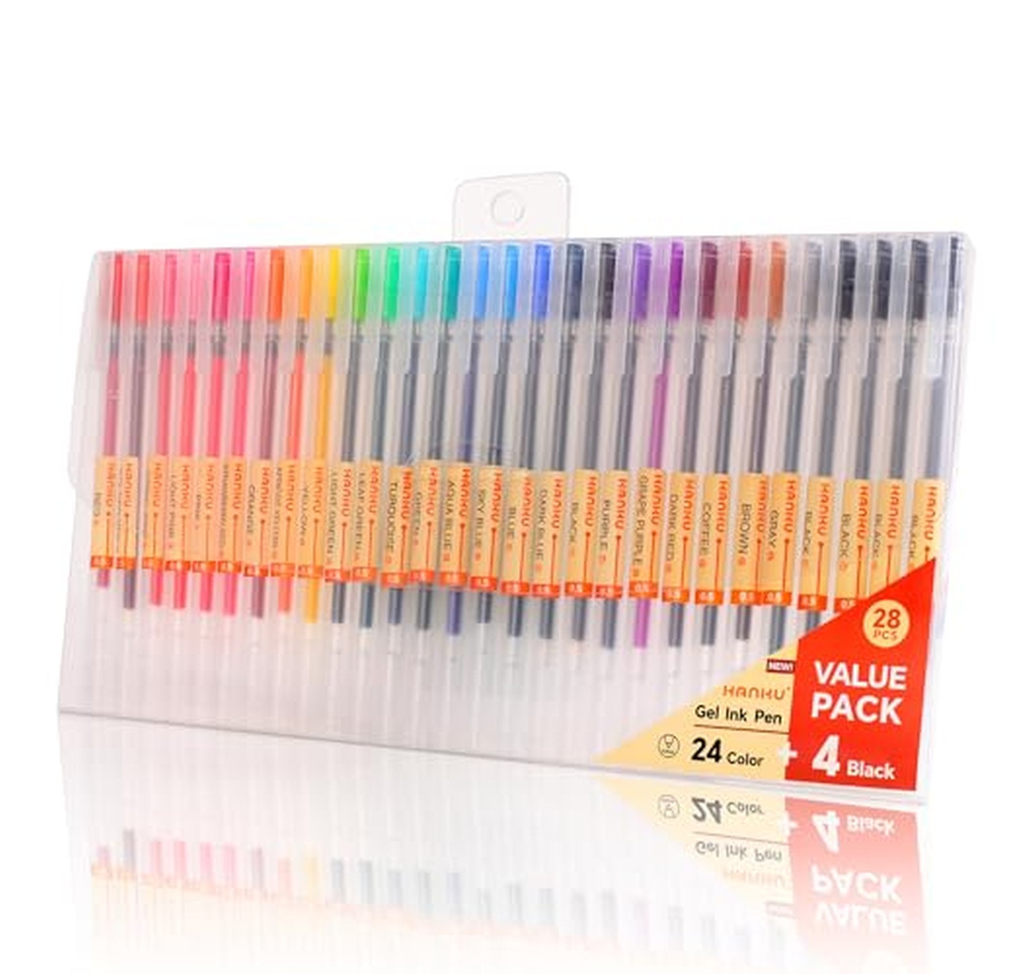 28 Count Fine Tip Colored Gel Pens