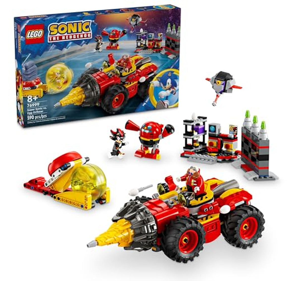 LEGO Sonic Super Sonic vs. Egg Drillster Building Set