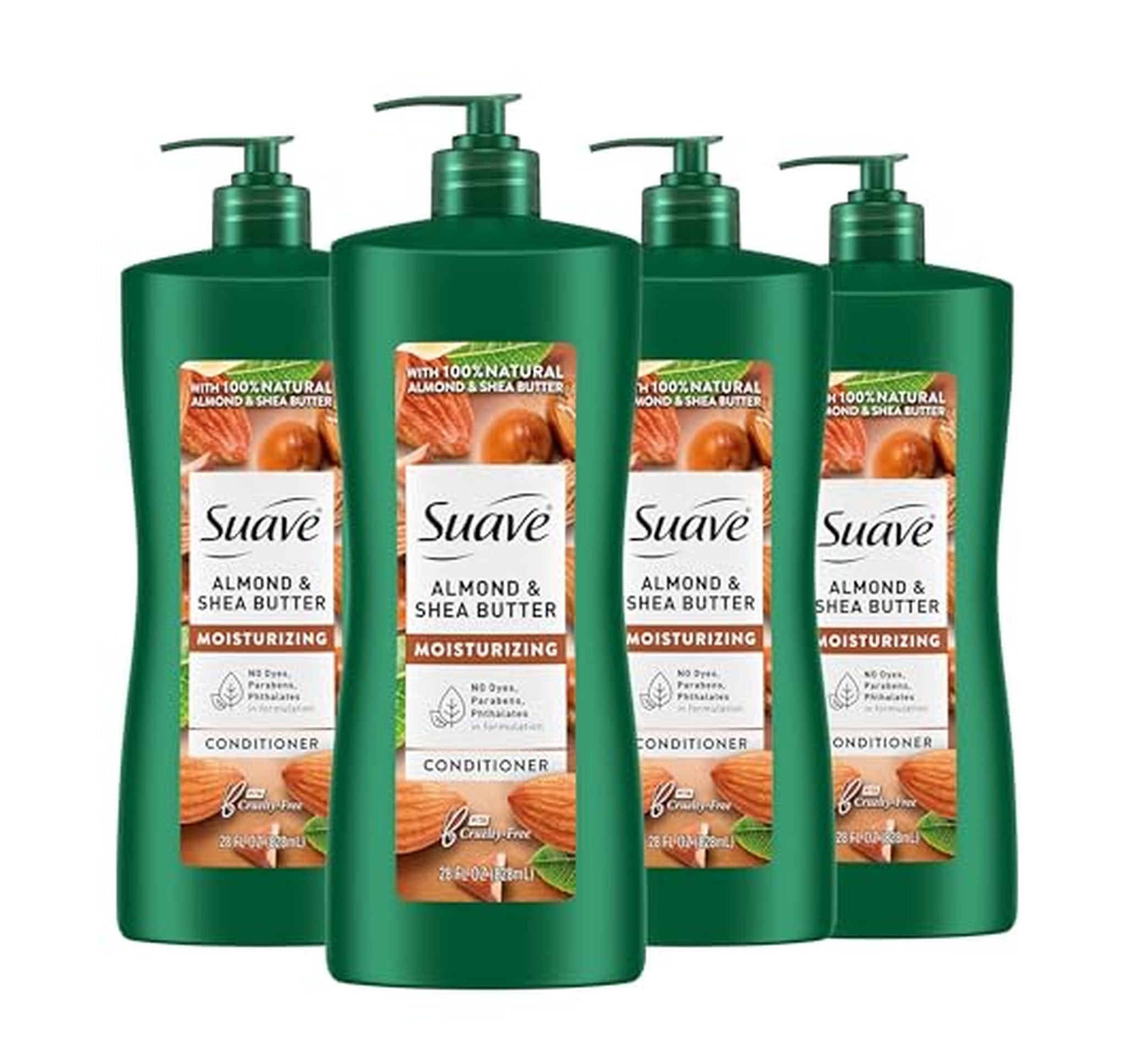 4 Pack Suave Almond Shea Butter Moisturizing Conditioner