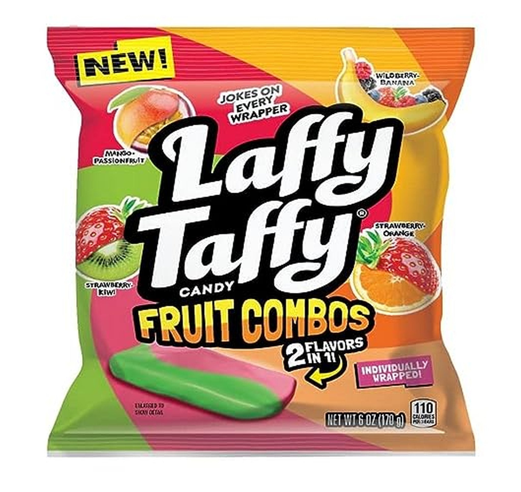 Laffy Taffy Fruit Combos Mini Bars, 6 Ounce