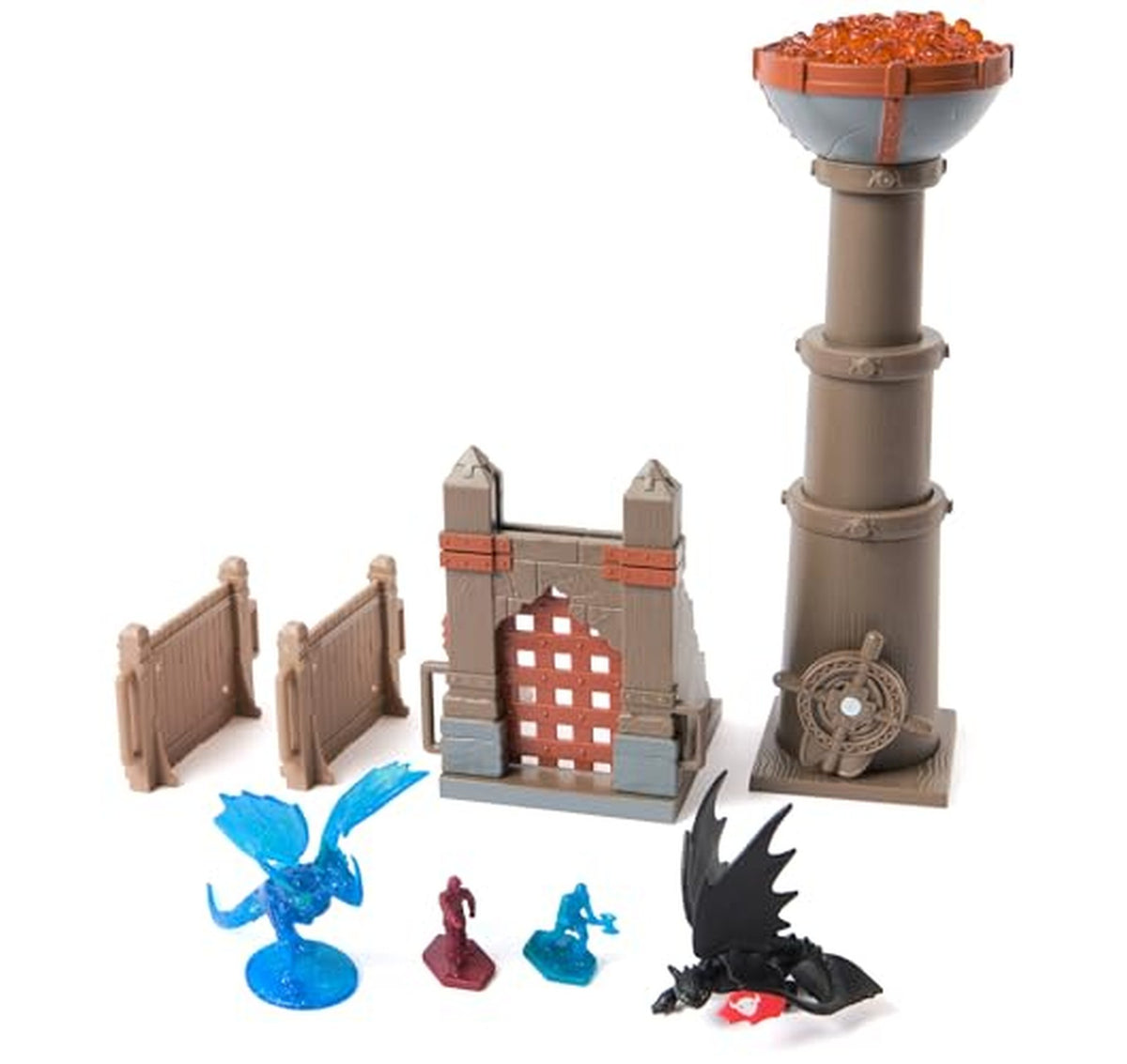 DreamWorks Dragons Trial of Flame Torch Tower Playset