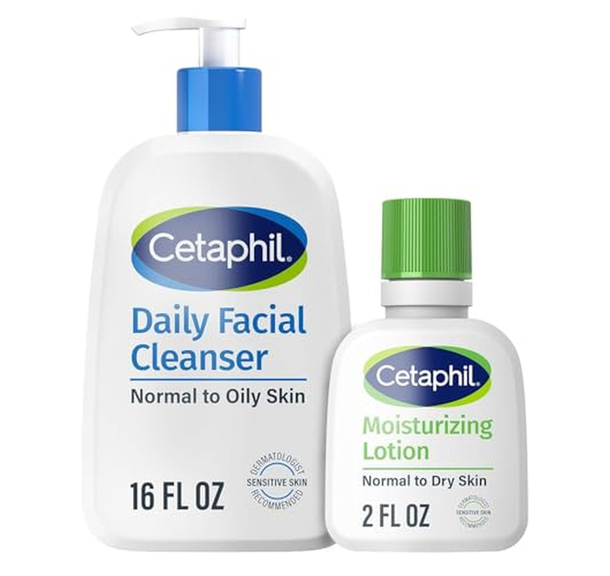 Cetaphil Daily Facial Cleanser and Moisturizing Lotion Bundle
