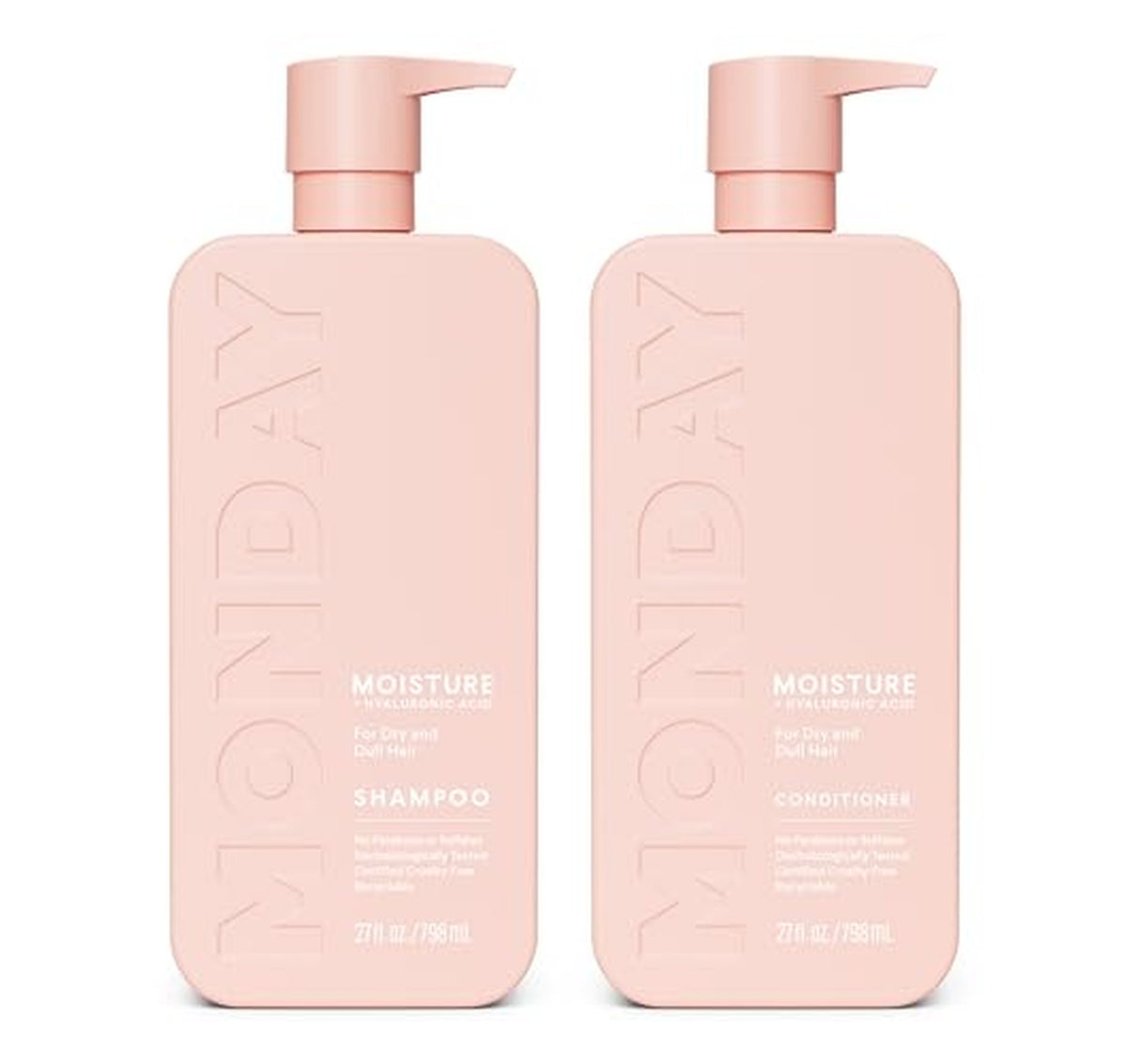 2 Pack MONDAY HAIRCARE Moisture Shampoo and Conditioner Set