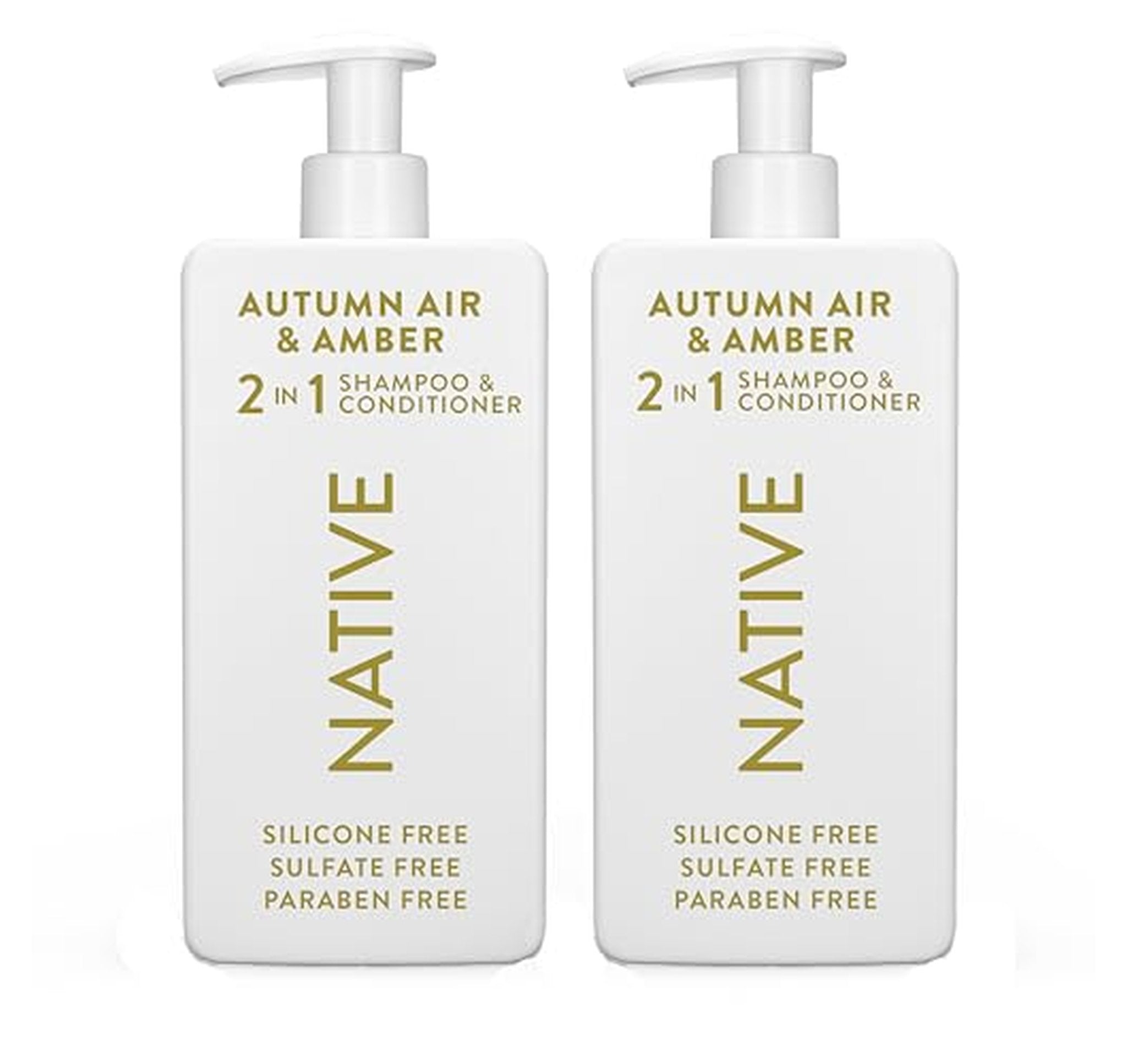 2 Pack Native Sulfate-Free 2-in-1 Shampoo Conditioner