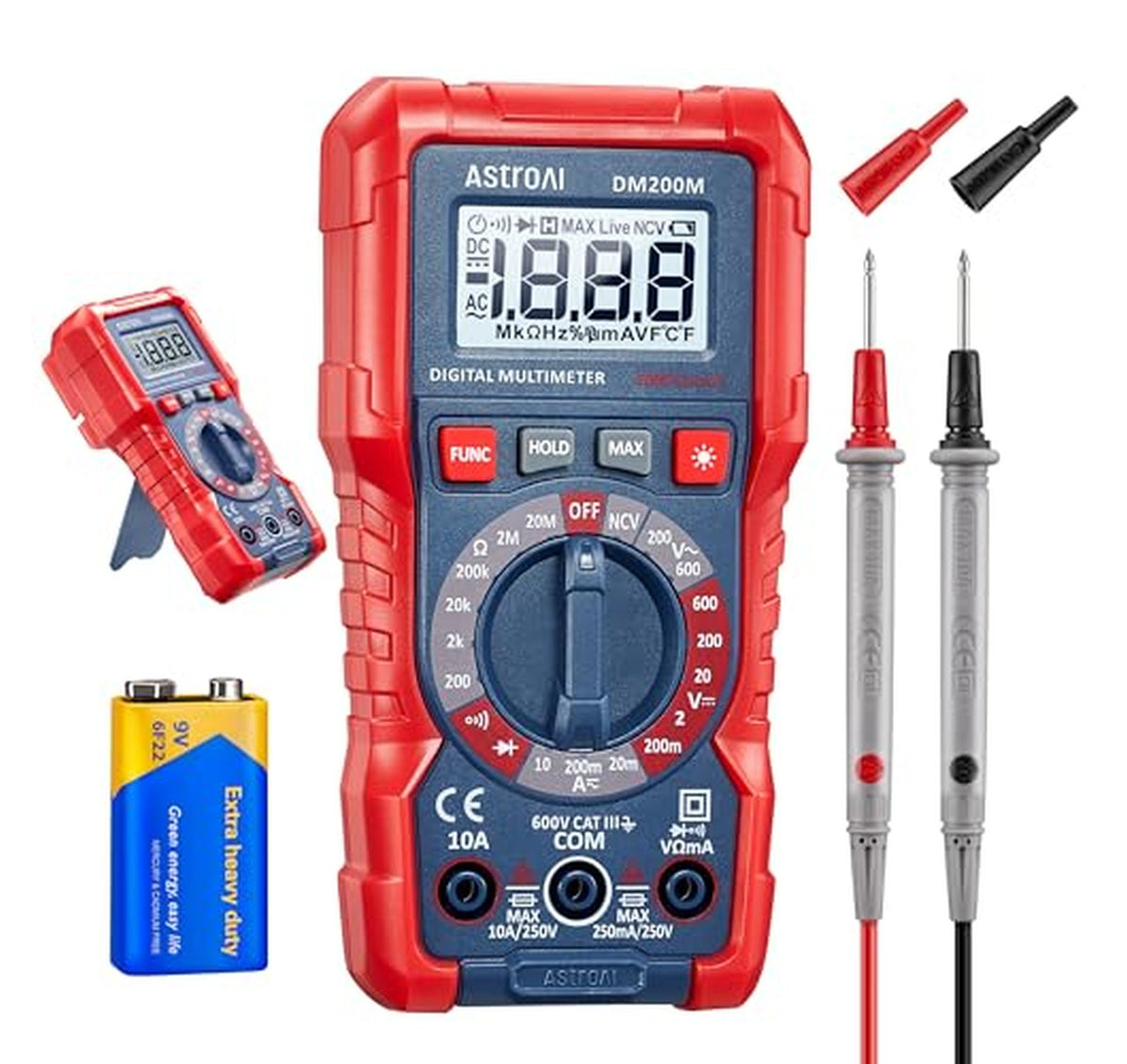 AstroAI TRMS 2000 Counts Digital Multimeter Tester