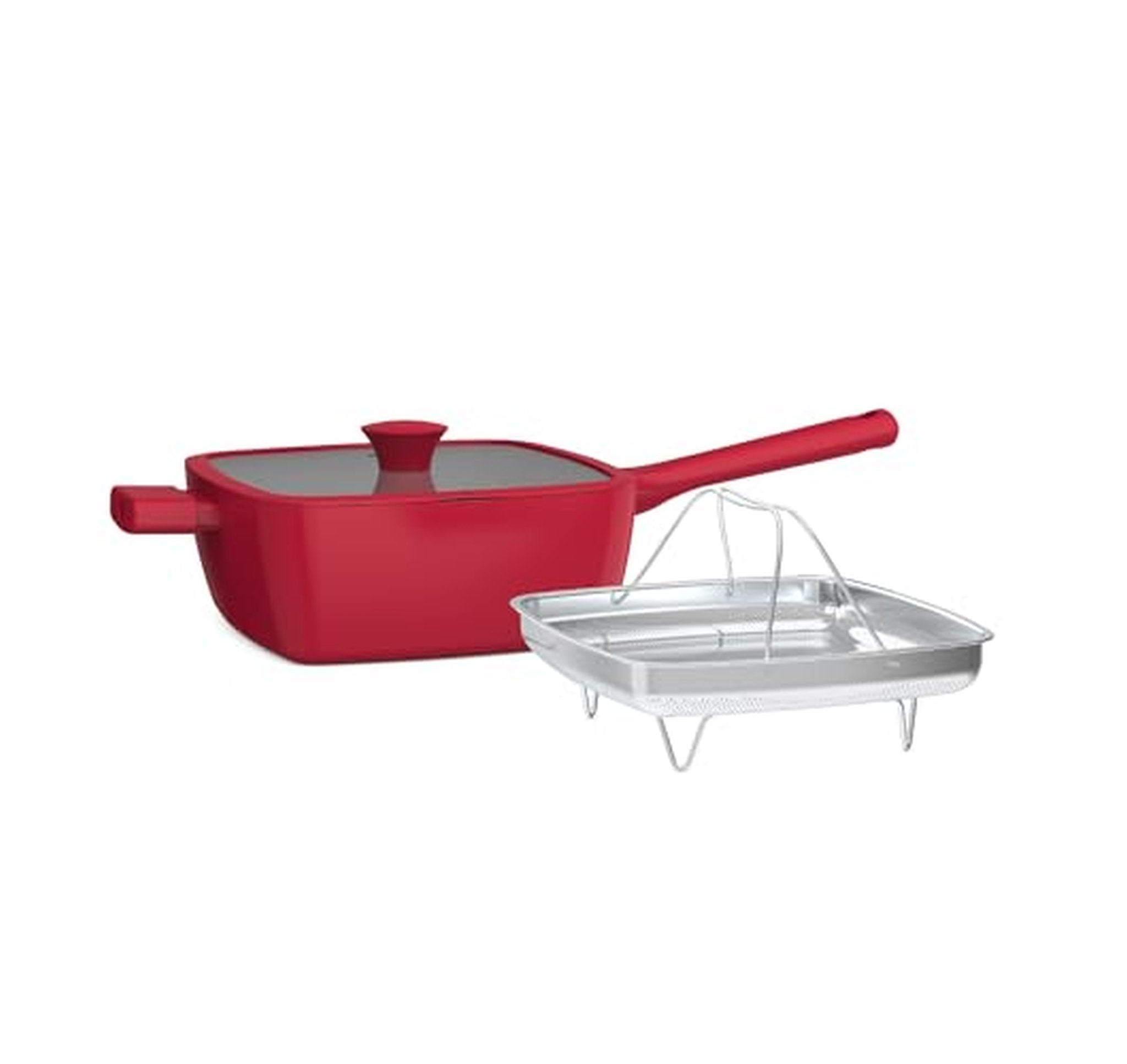 3 Piece Ceramic Nonstick Square Pan Set