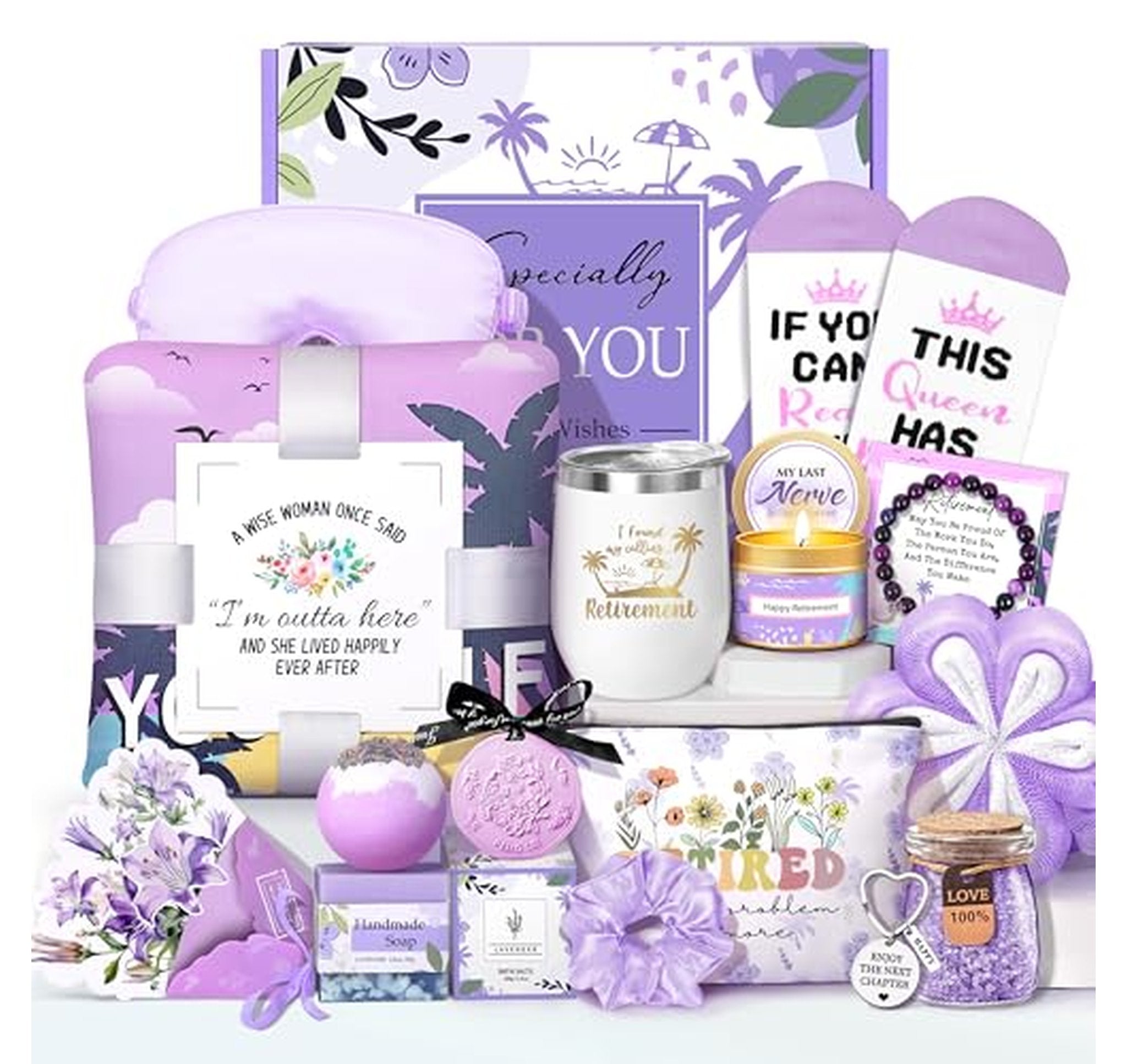 Retirement Gift Basket for Women Funny 2025 Keepsake
