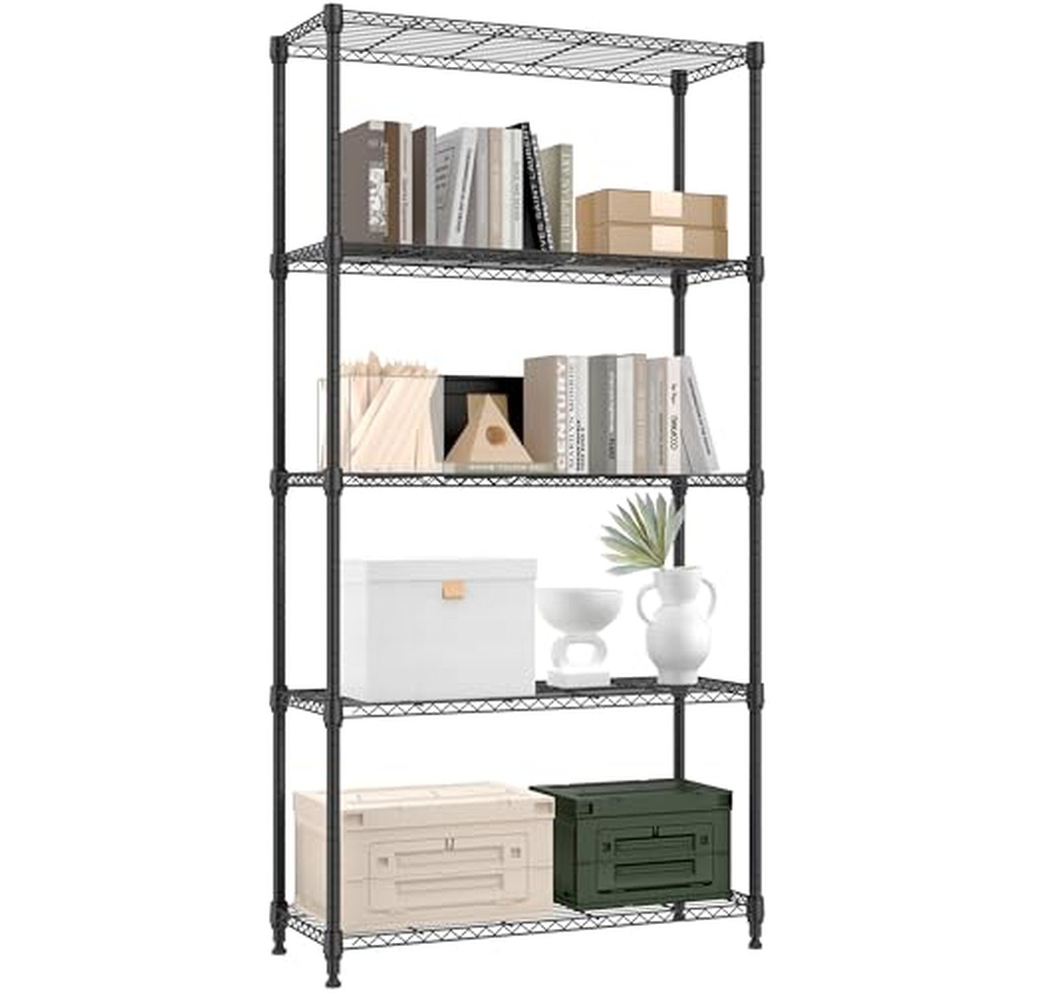 5 Tier Heavy Duty Metal Storage Shelving Rack