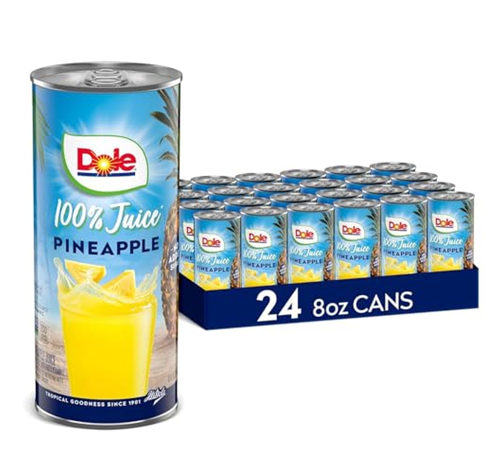 24 Pack Dole 100% Pineapple Juice 8 fl oz